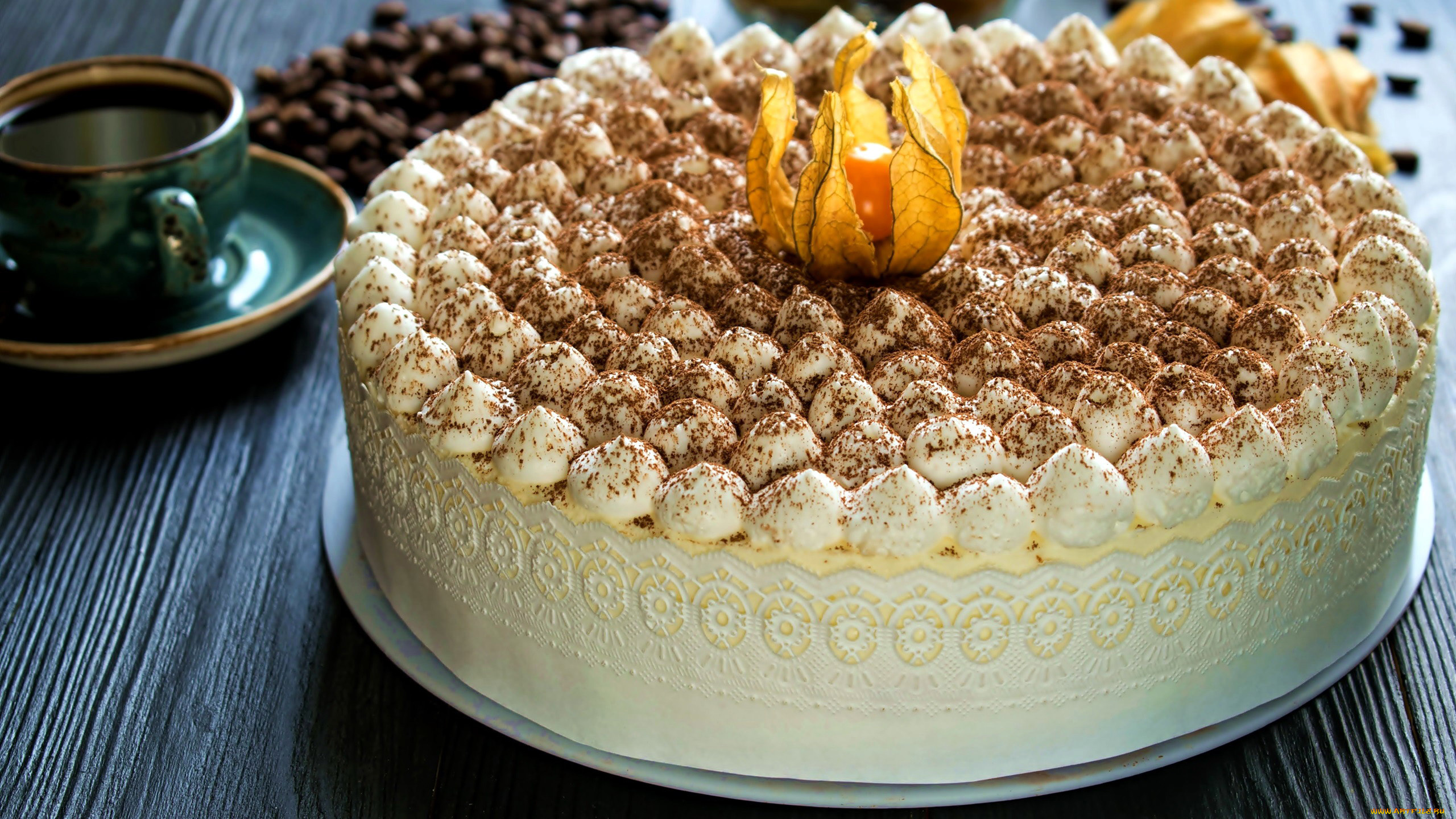 еда, торты, торт, физалис