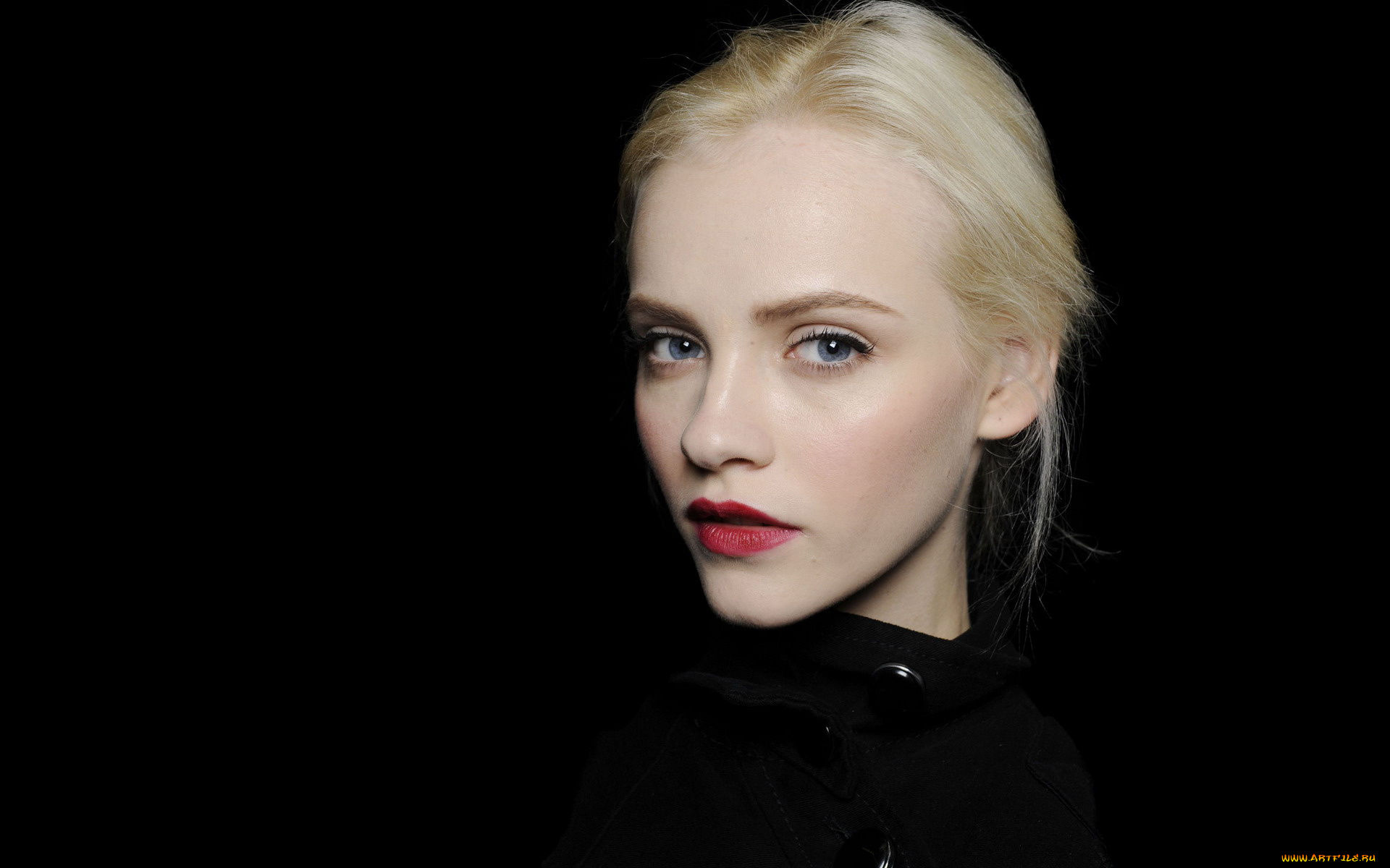 девушки, ginta, lapina, блондинка, лицо