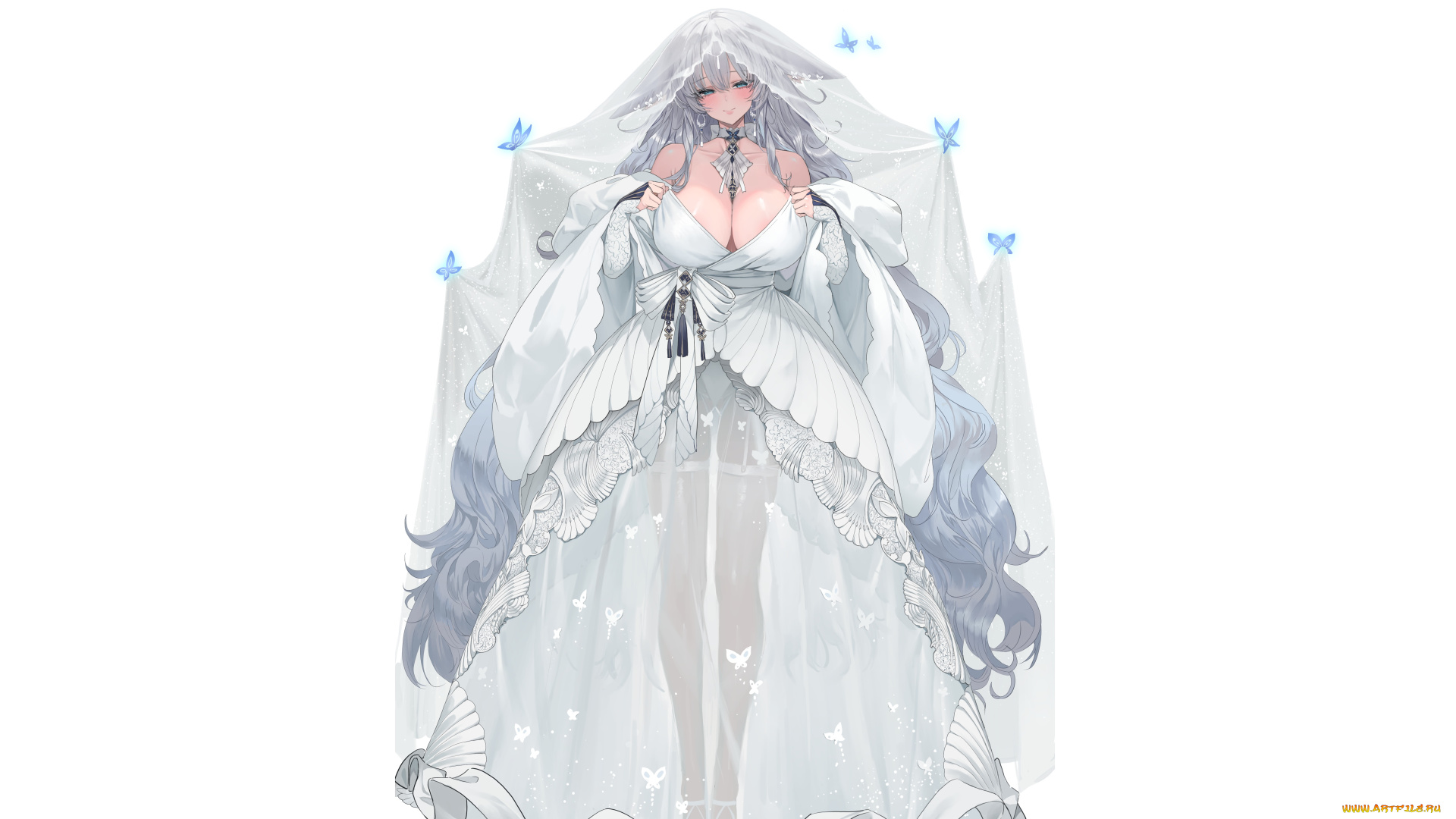 аниме, azur, lane, девушка