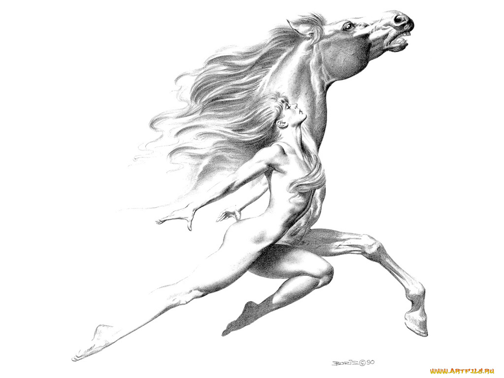 рисованные, люди