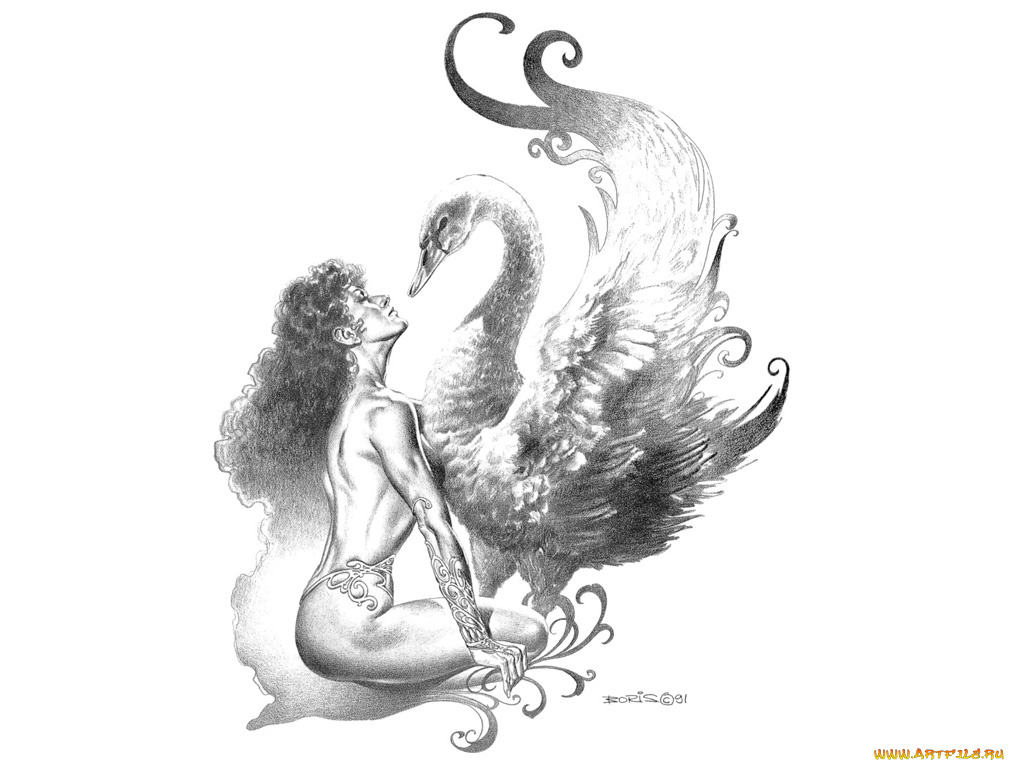 рисованные, люди