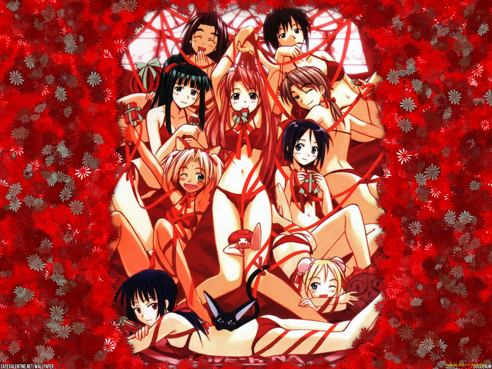 аниме, love, hina