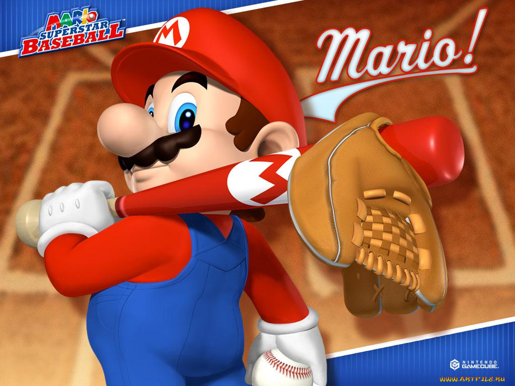 mario, superstar, baseball, видео, игры
