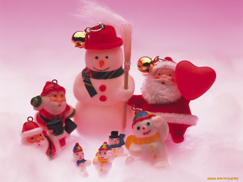 праздничные, фигурки