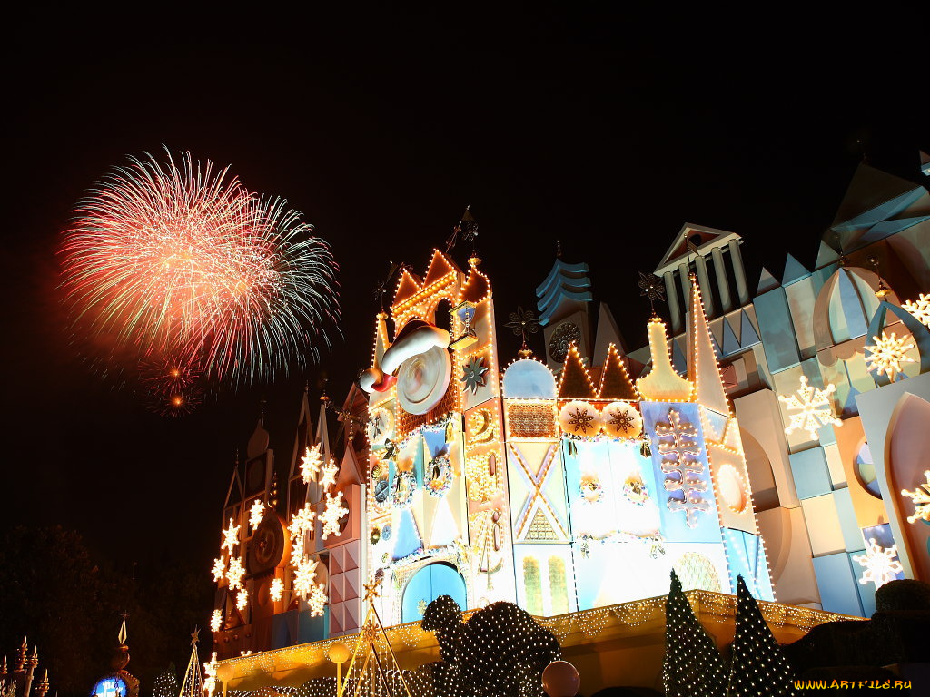 праздничные, новогодние, пейзажи