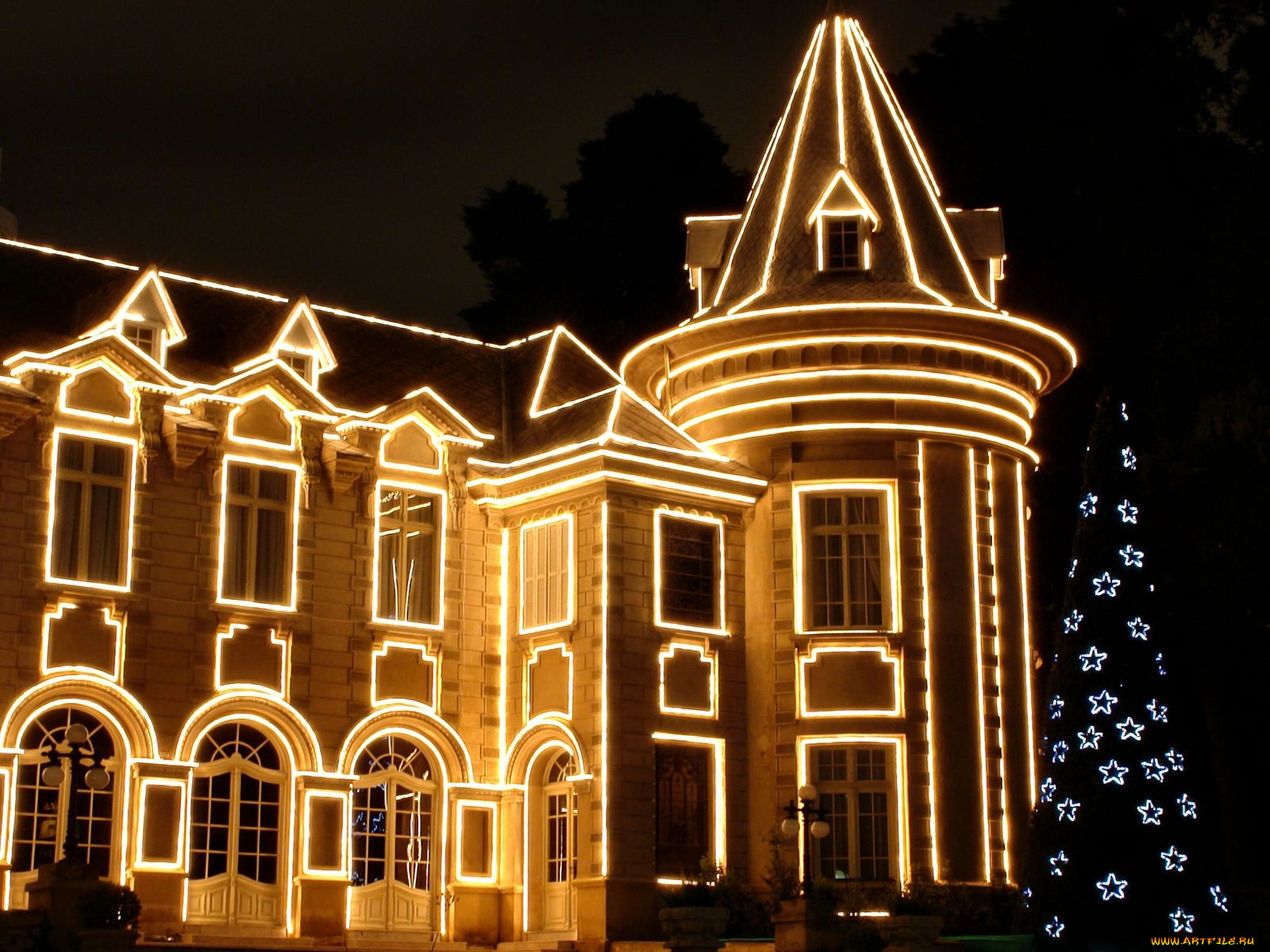 праздничные, новогодние, пейзажи