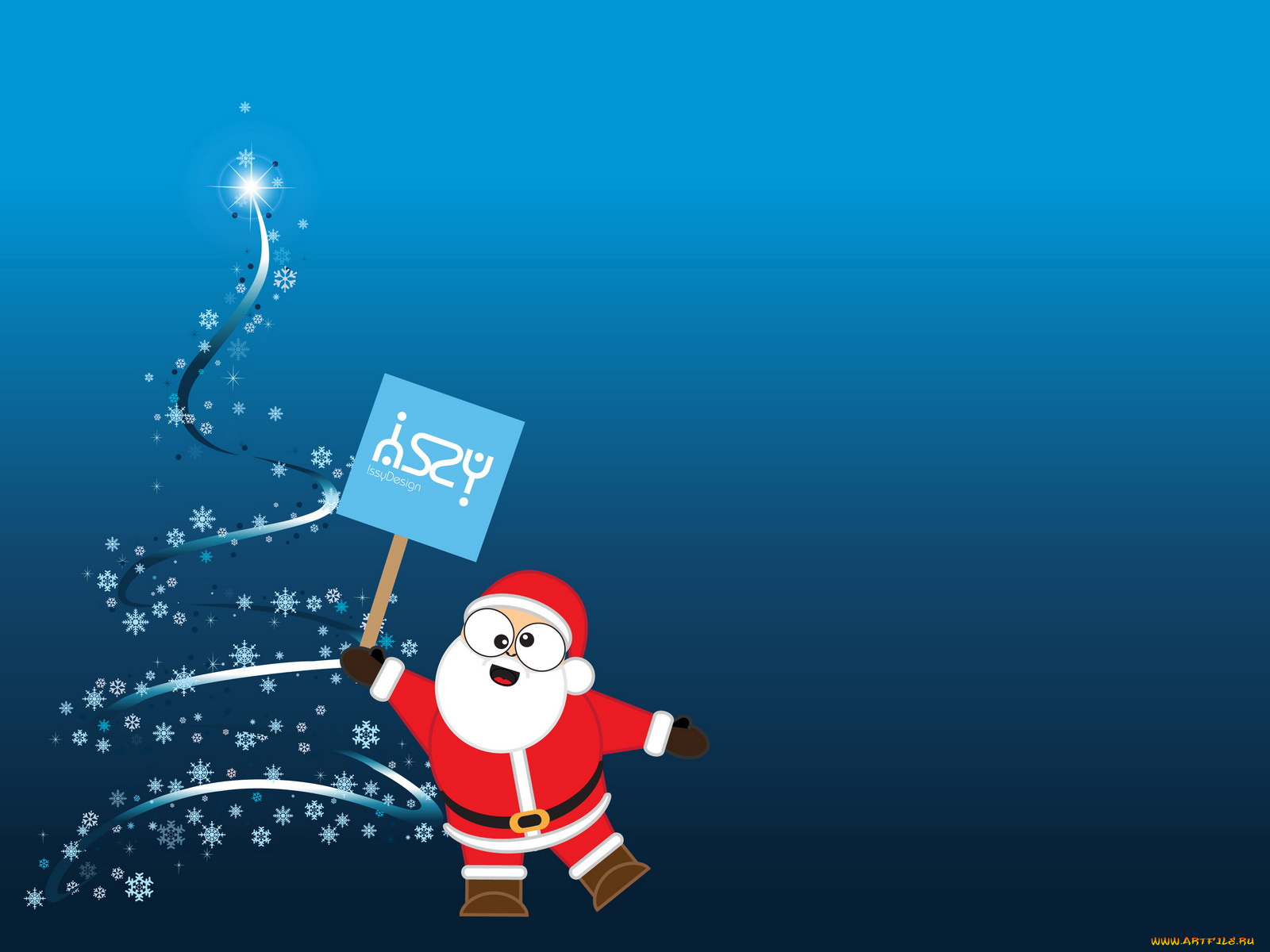 праздничные, векторная, графика, новый, год