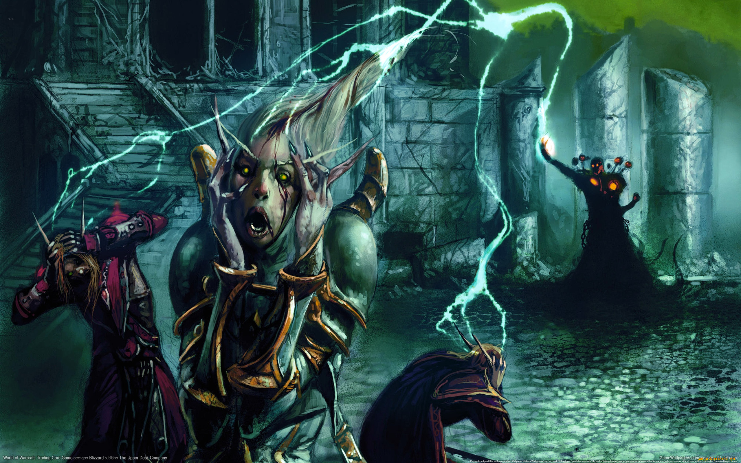 world, of, warcraft, trading, card, game, видео, игры