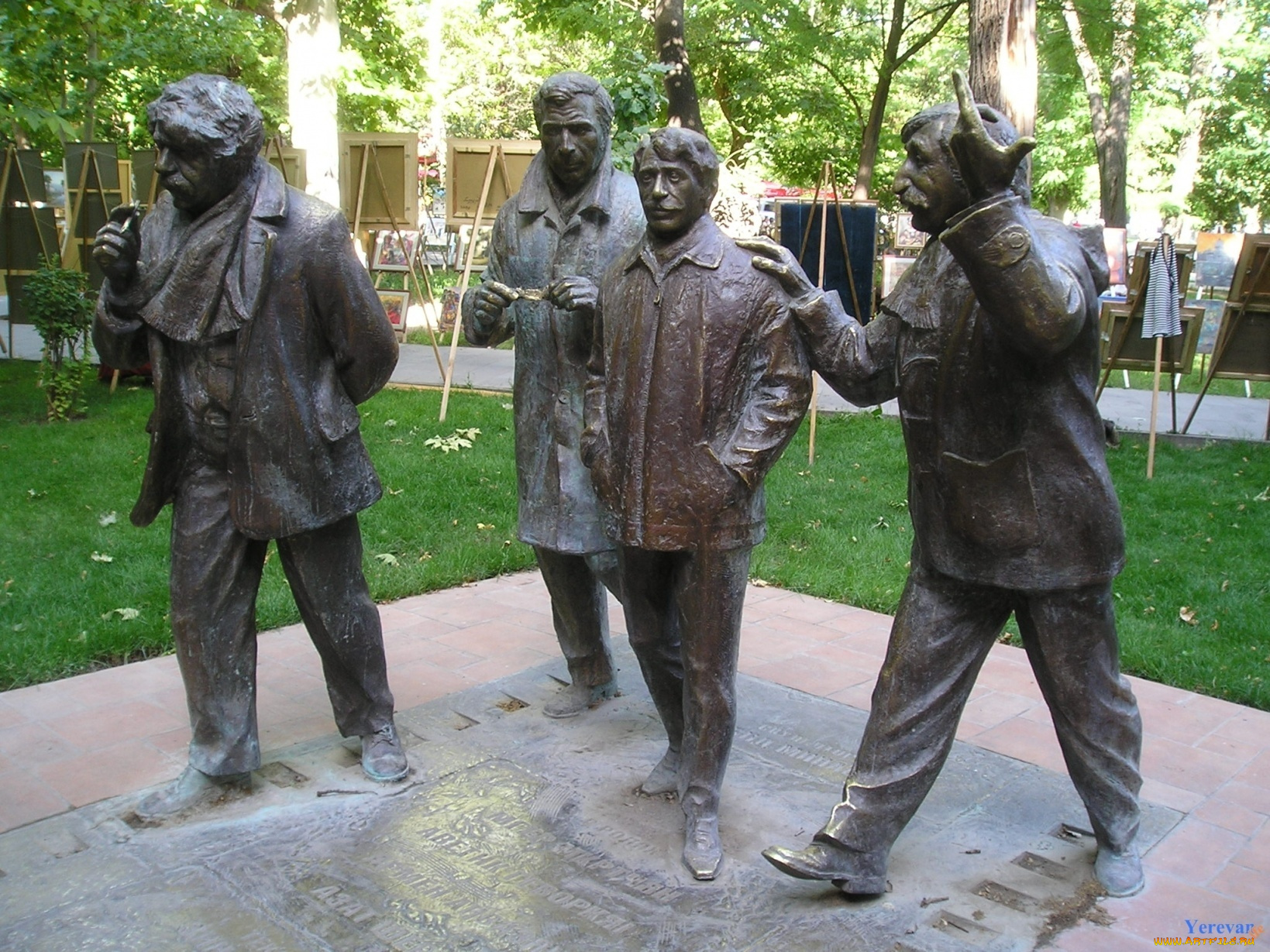 города, памятники, скульптуры, арт, объекты, мужчины, ереван, армения