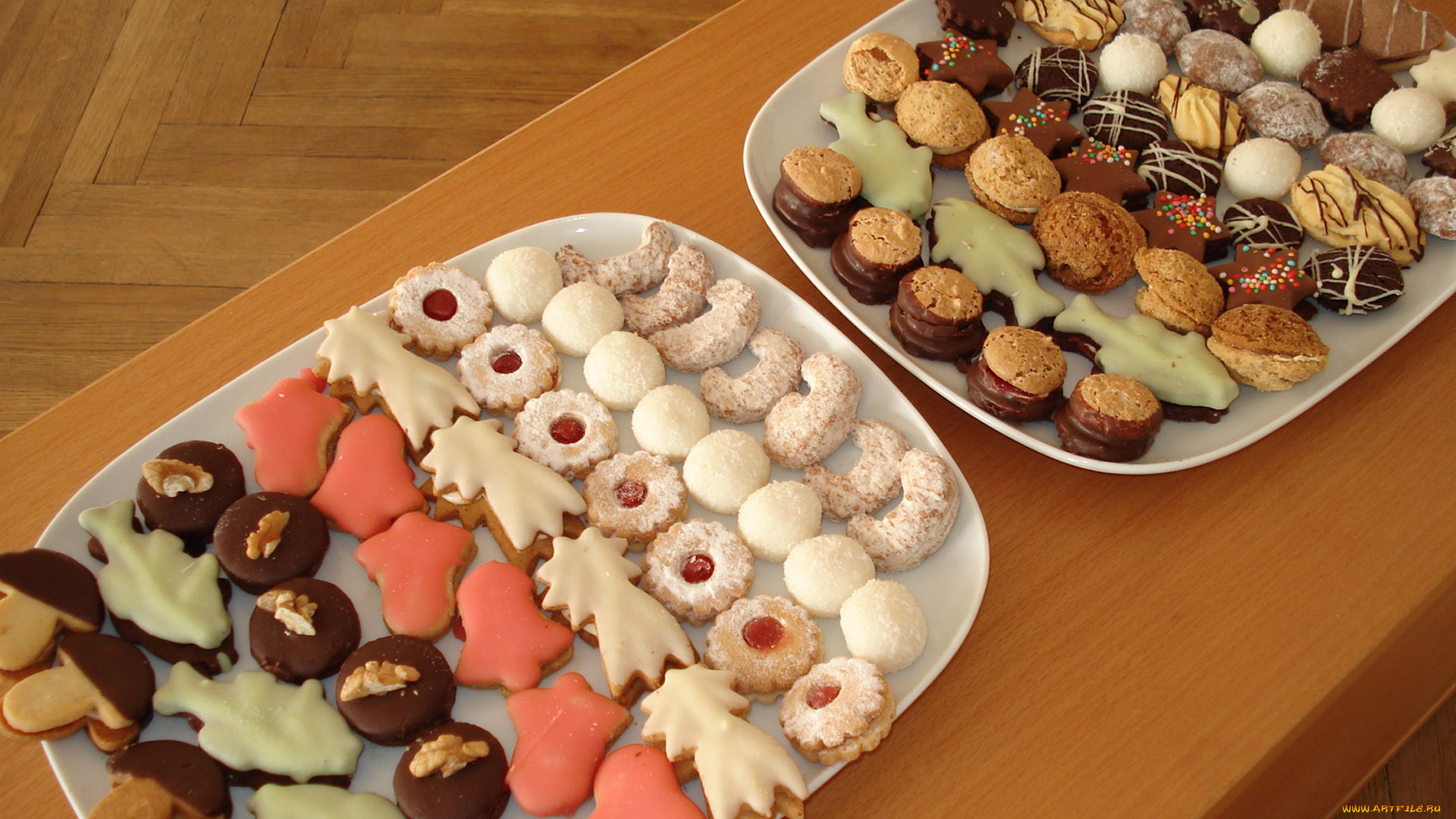 еда, пирожные, кексы, печенье, ассорти