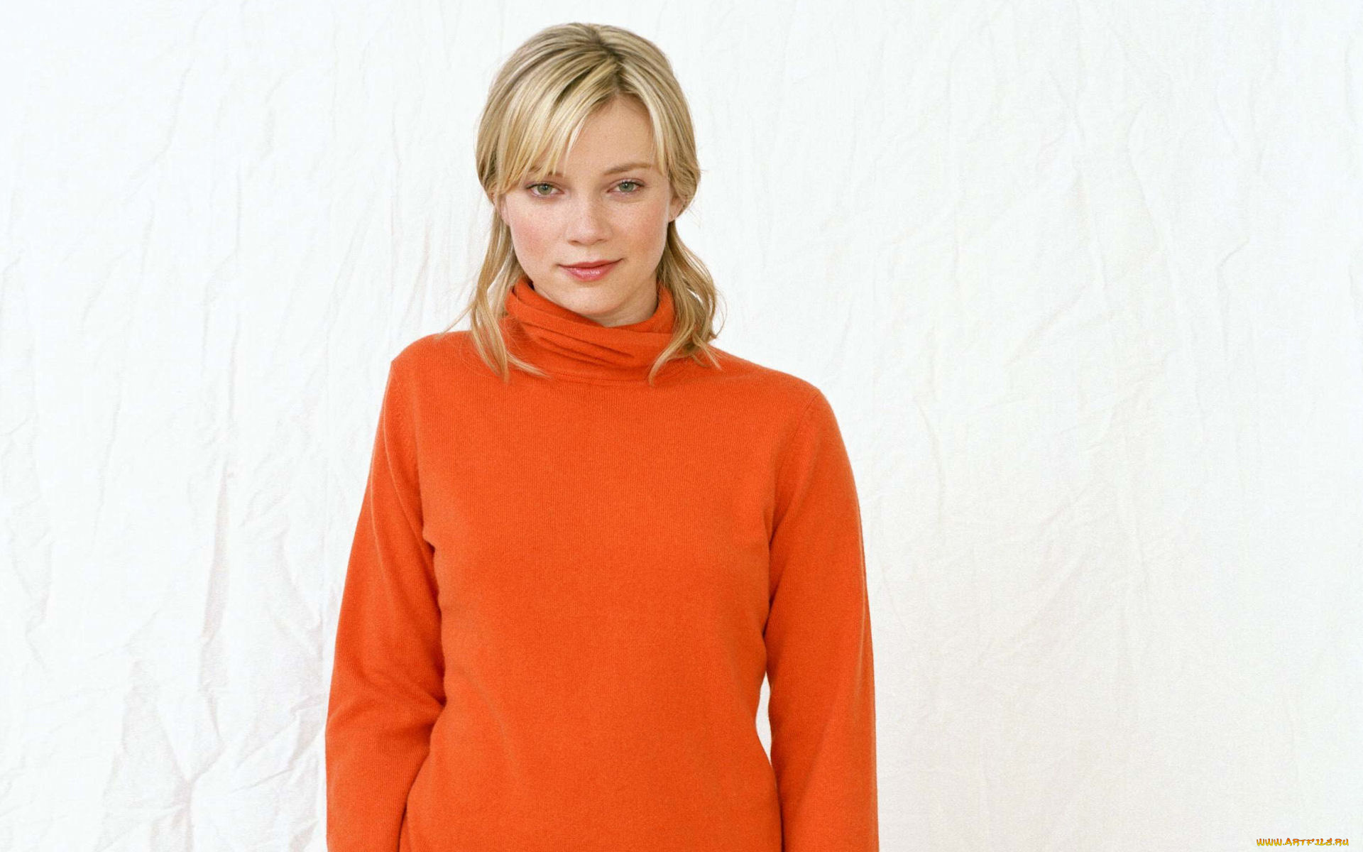 Amy, Smart, девушки, , , оранжевый, свитер