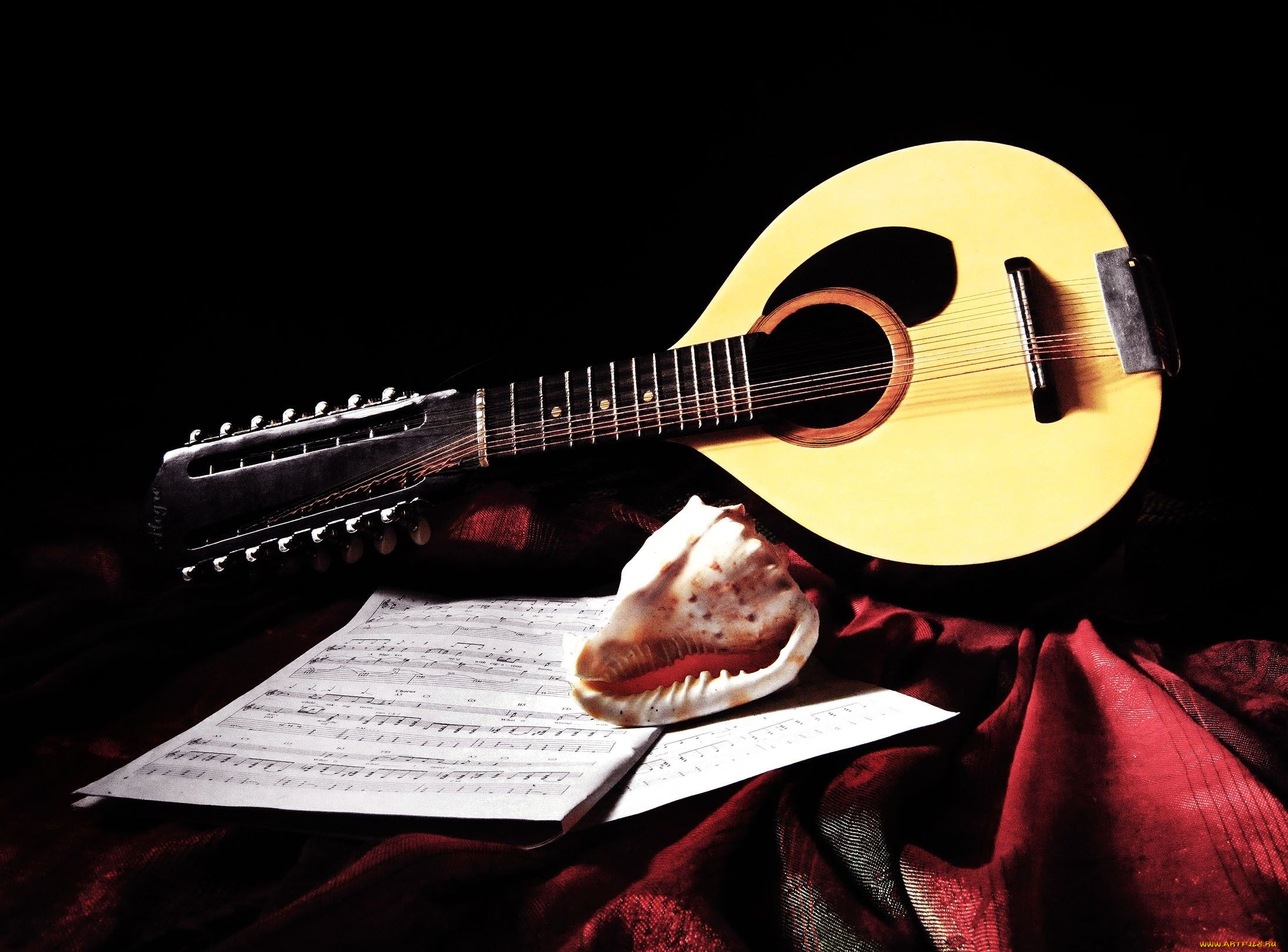 музыка, музыкальные, инструменты, бандуррия