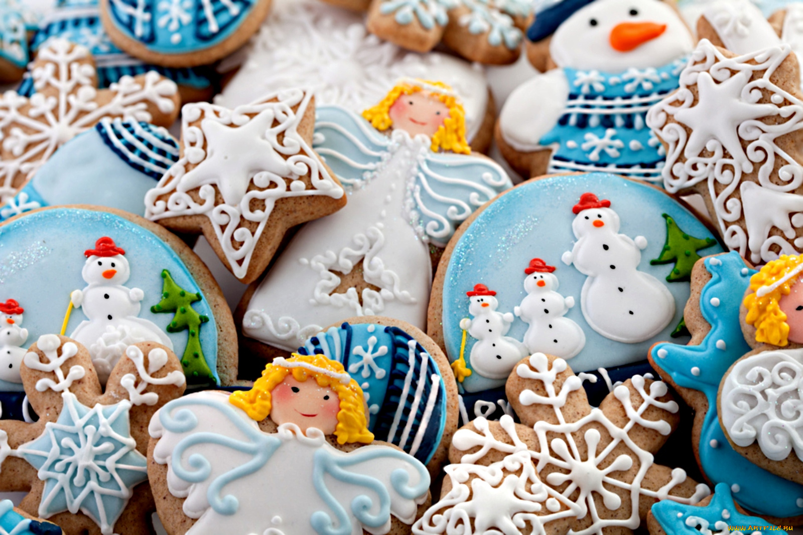 праздничные, угощения, фигурки, пряники