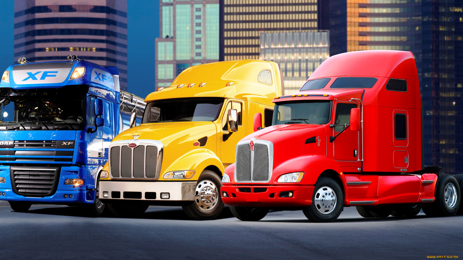 автомобили, грузовики, truck, peterbilt, kenworth, daf