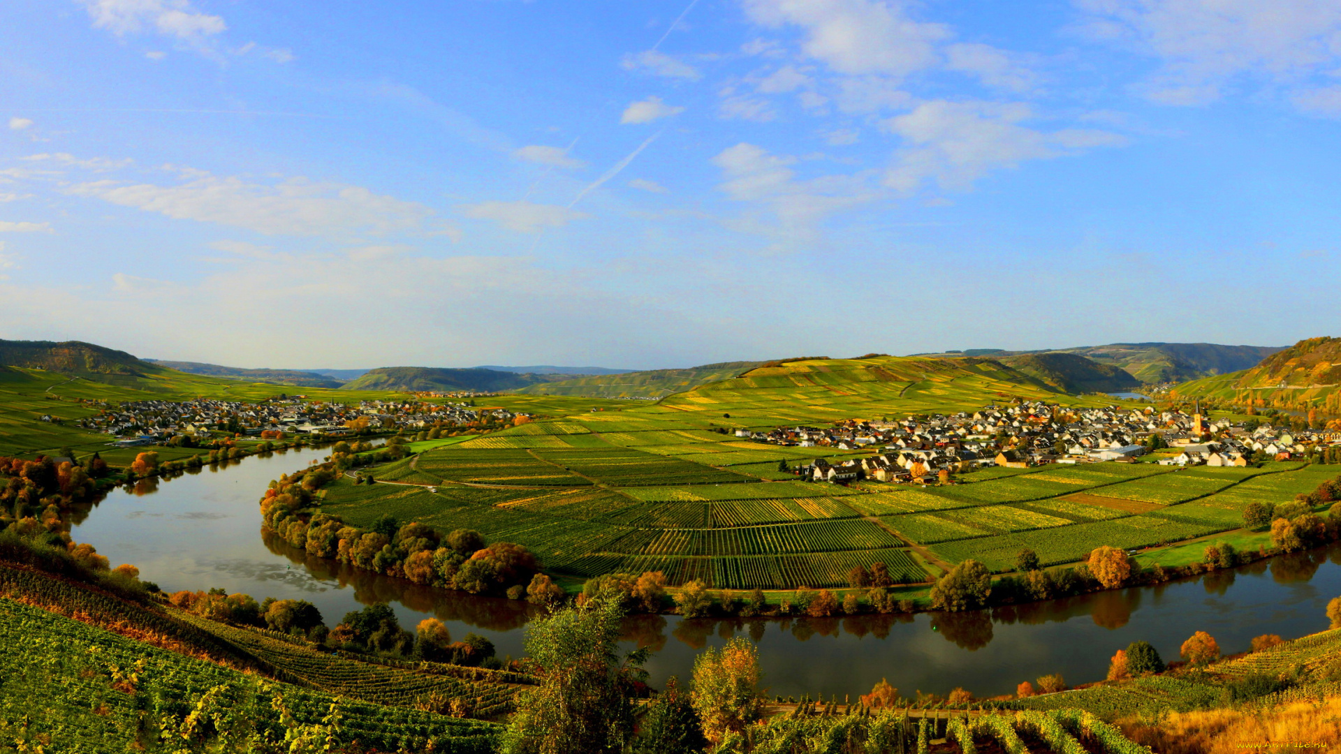 германия, лайвен, города, пейзажи, панорама