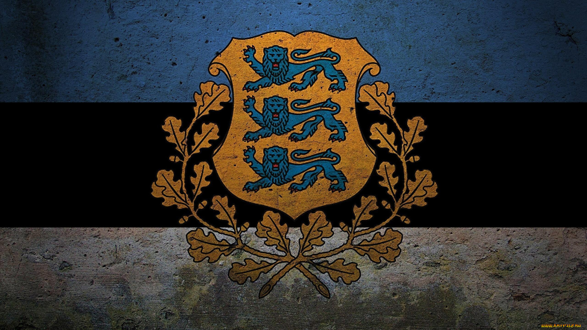 разное, флаги, гербы, эстония, eesti, флаг, герб