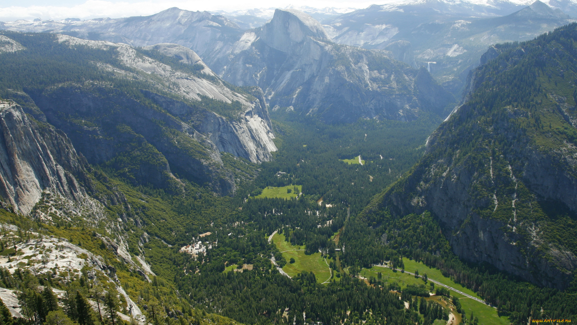 yosemite, national, park, usa, california, природа, горы