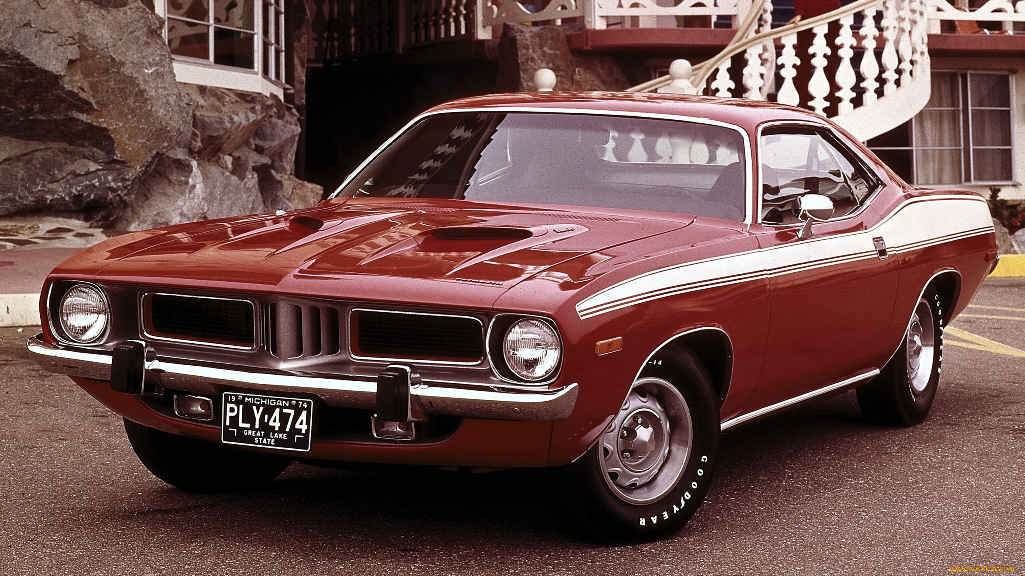 plymouth, cuda, автомобили, стиль, мощь, скорость, автомобиль