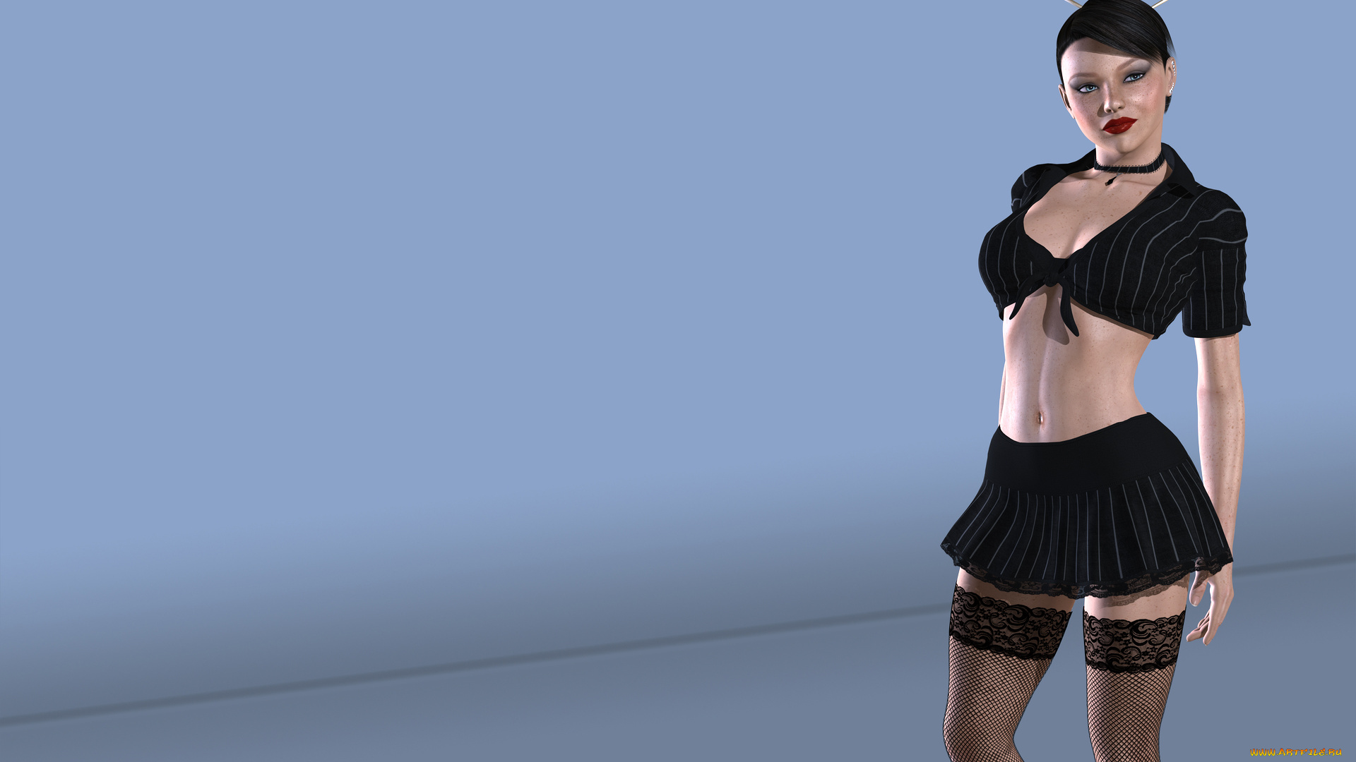 3д, графика, people, , люди, девушка, взгляд