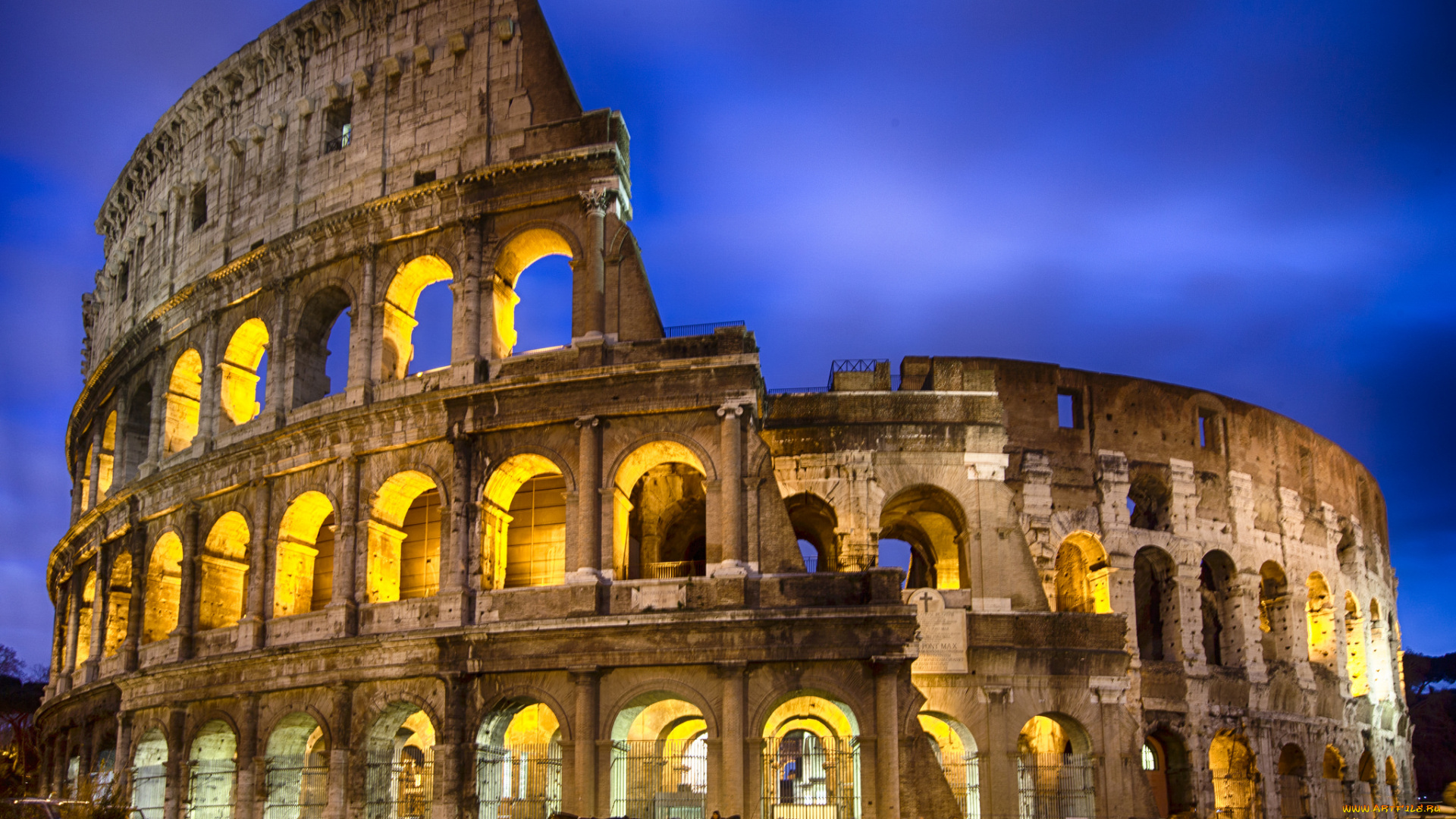 coloseum, города, -, исторические, , архитектурные, памятники, колизей