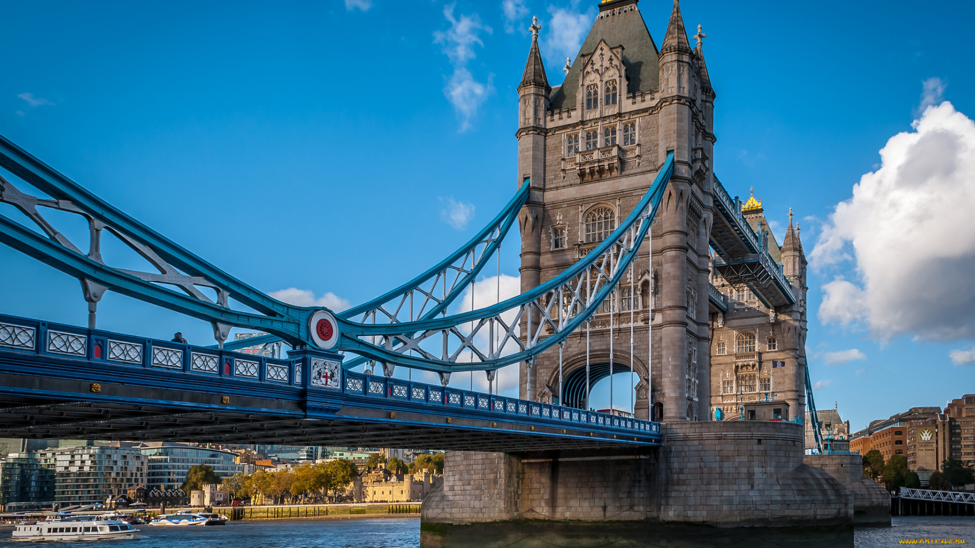 london, tower, bridge, города, лондон, , великобритания, мост, река, здания