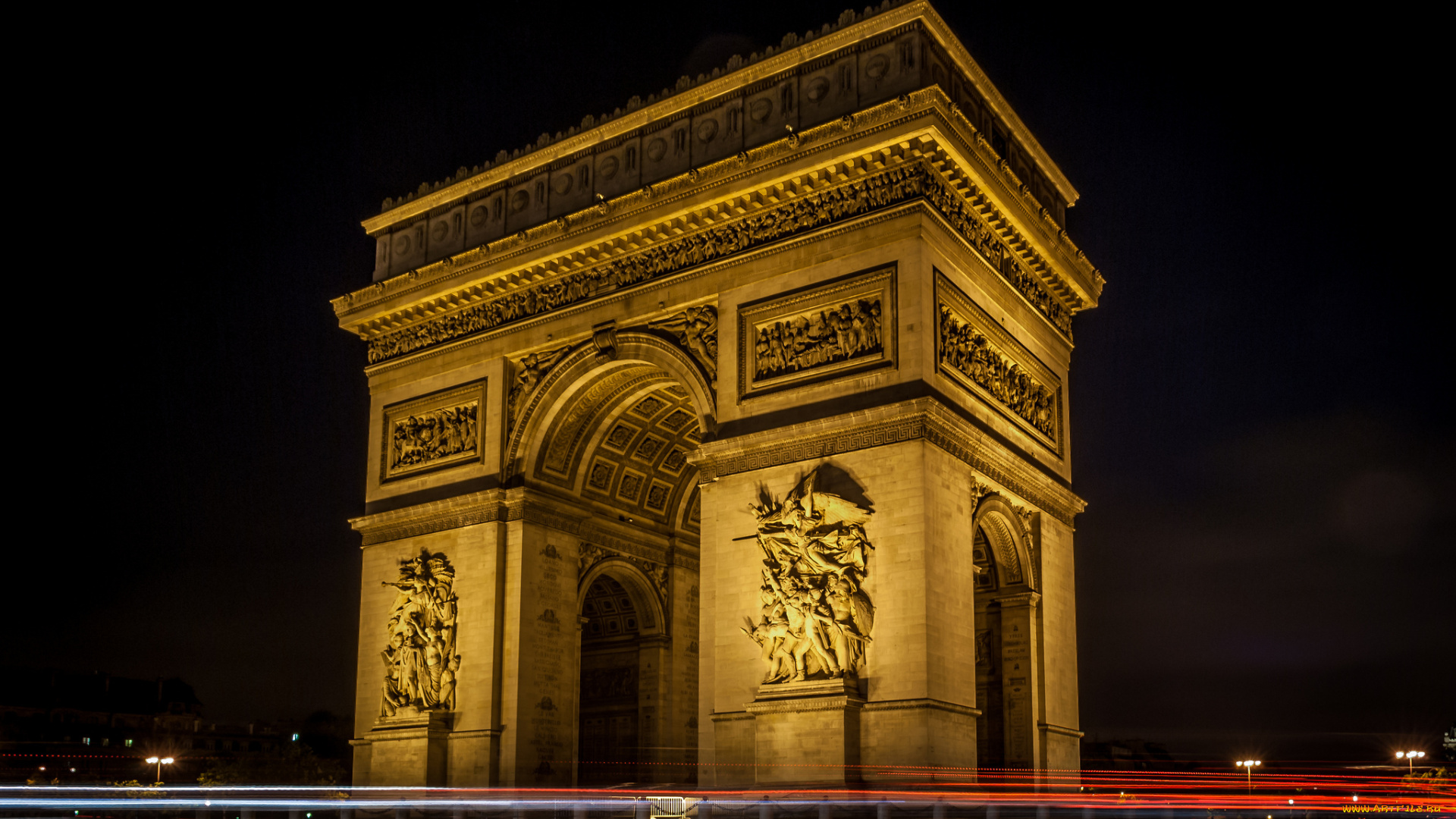 paris, , france, города, париж, , франция, арка, триумфальная