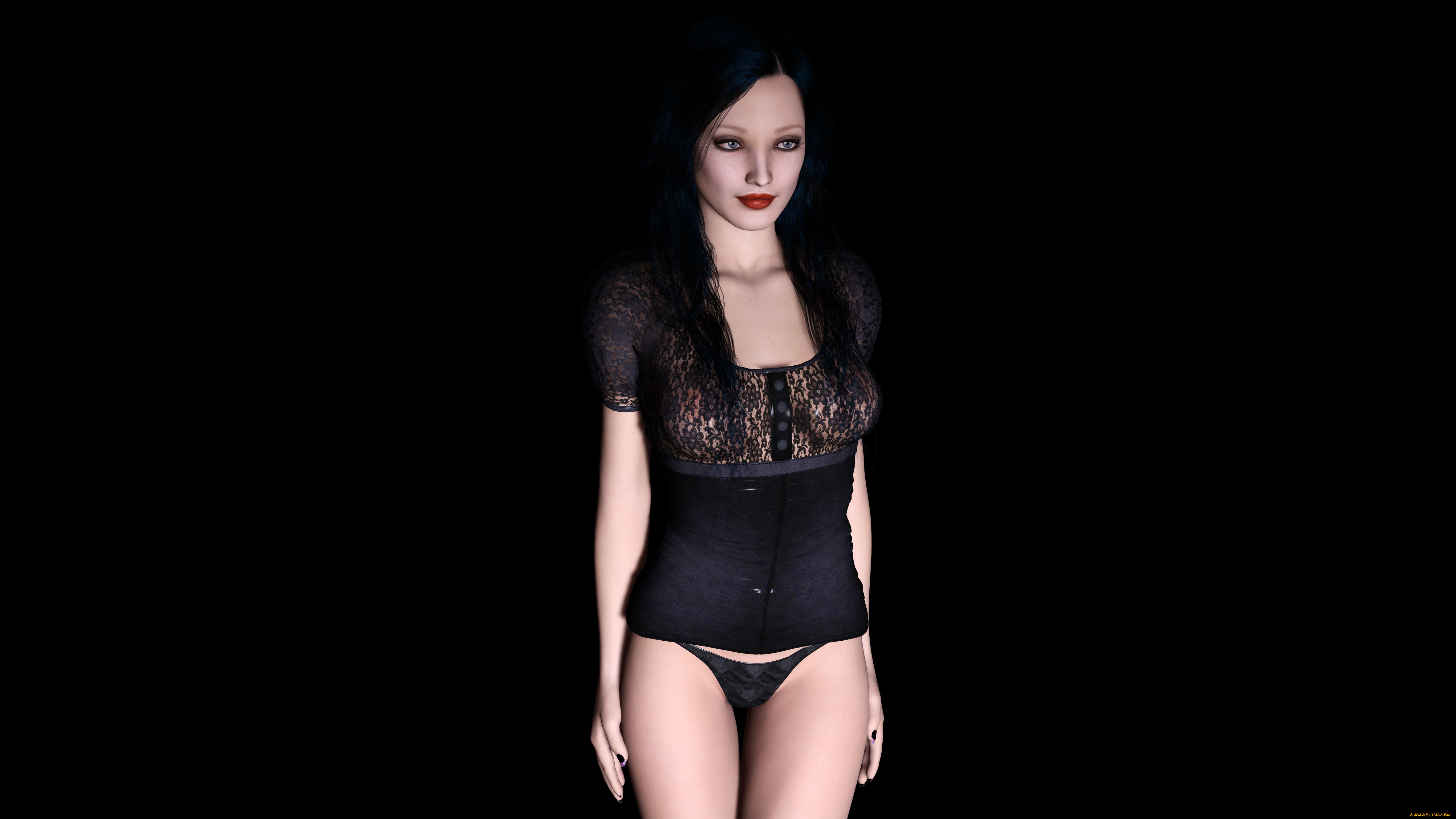 3д, графика, люди, , people, девушка, взгляд, фон