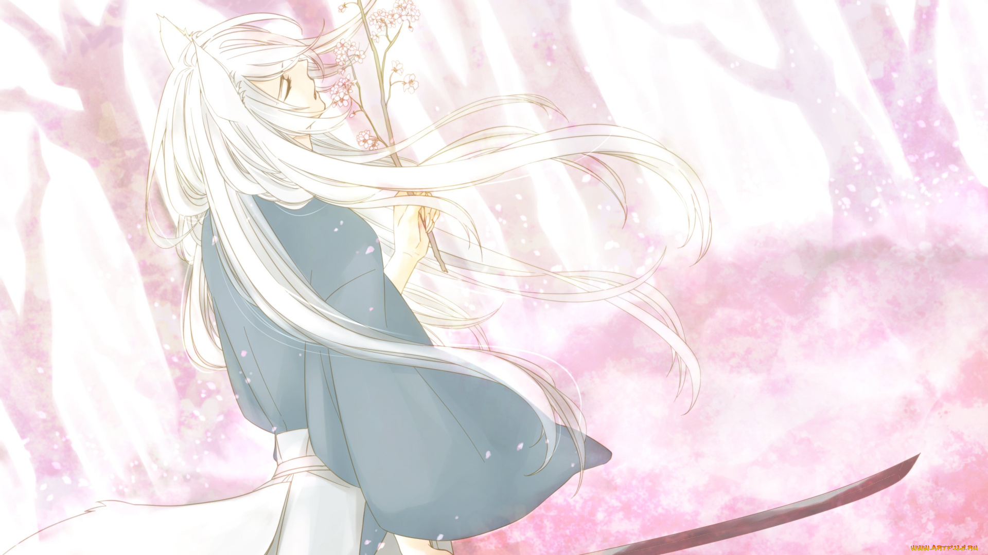 аниме, kamisama, hajimemashita, меч, арт, томое