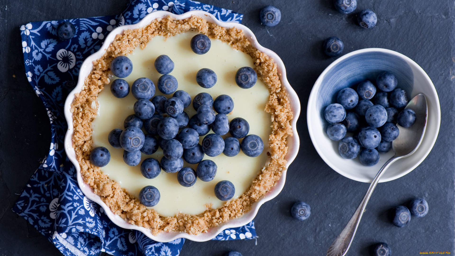 еда, пироги, пирог, черника