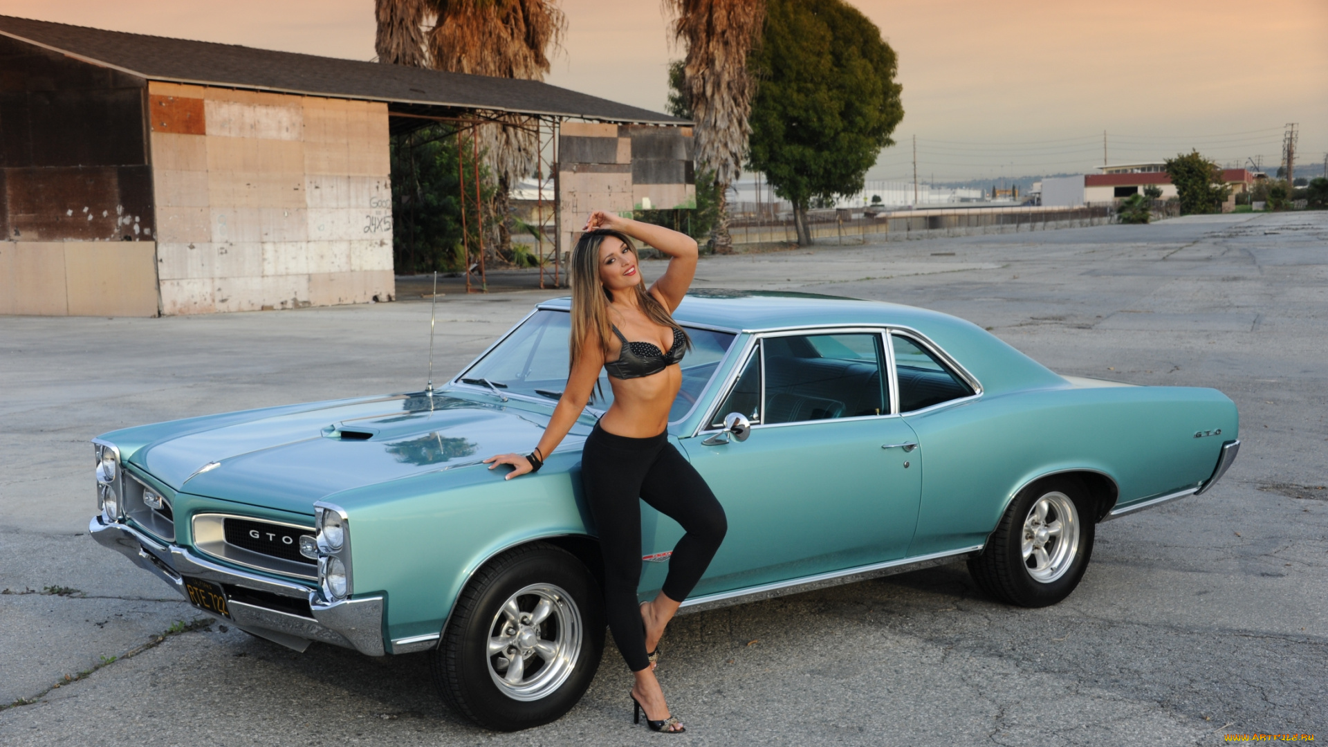 автомобили, -авто, с, девушками, pontiac