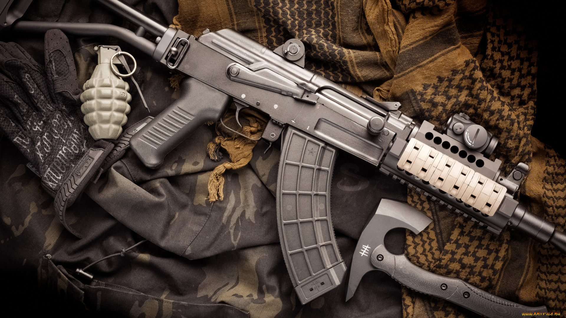 оружие, автоматы, ствол