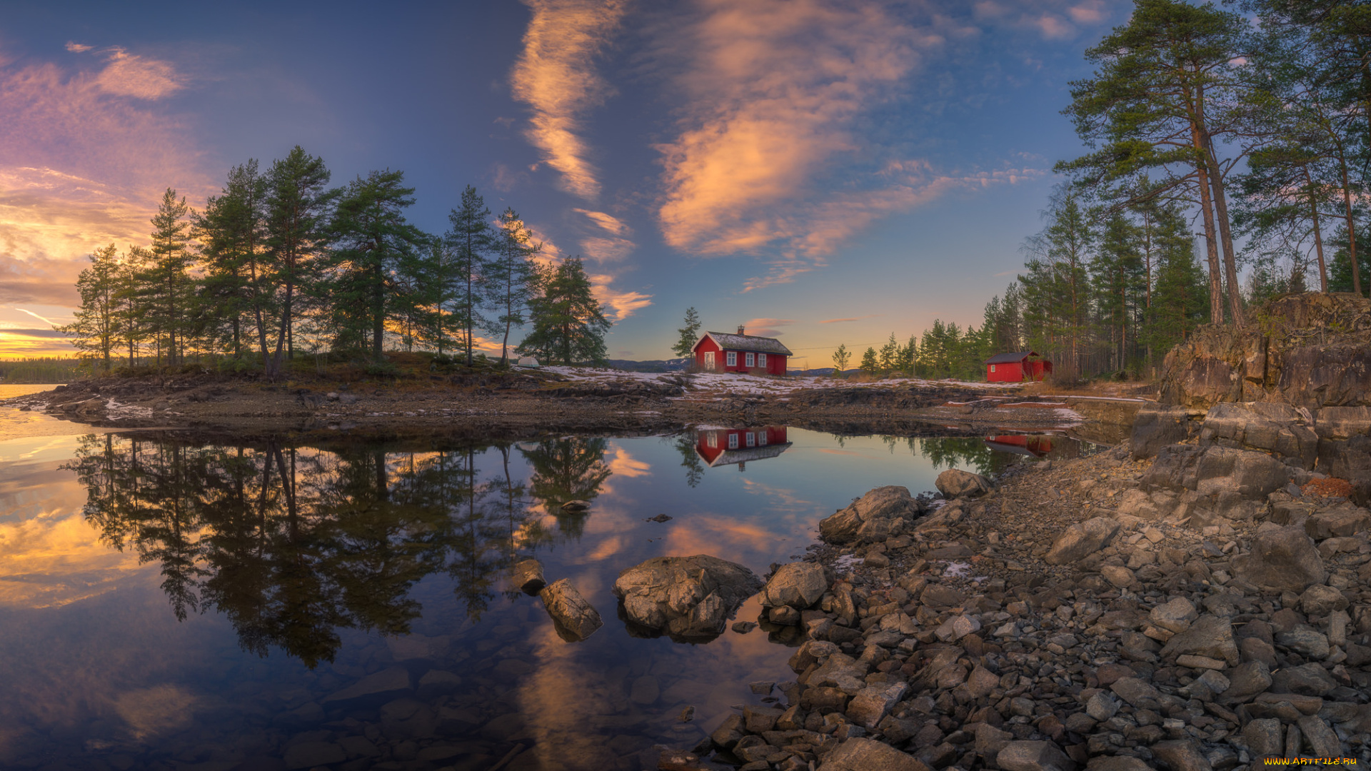 природа, реки, озера, лес, река