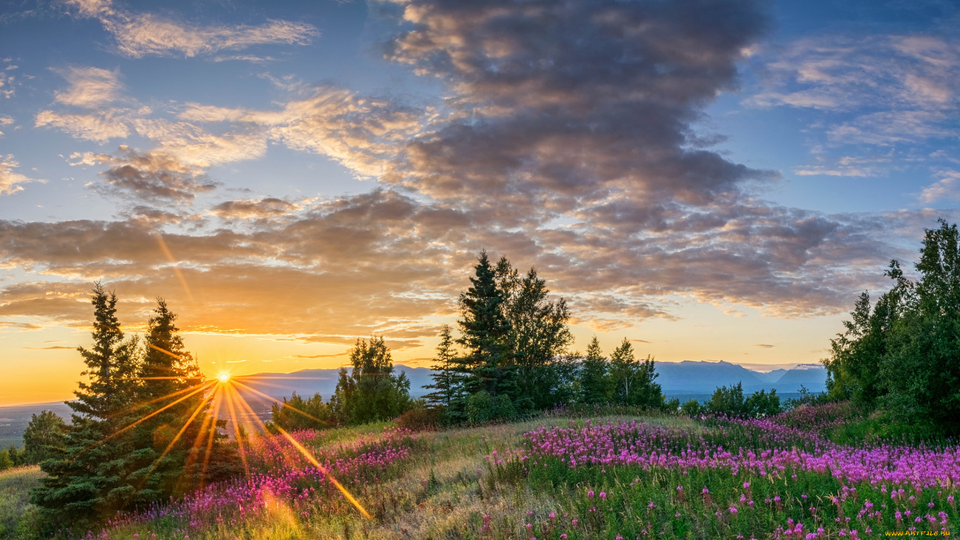 природа, восходы, закаты, рассвет