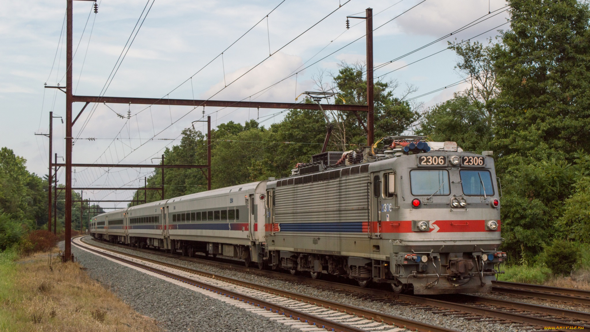 техника, электровозы, локомотив, рельсы, состав