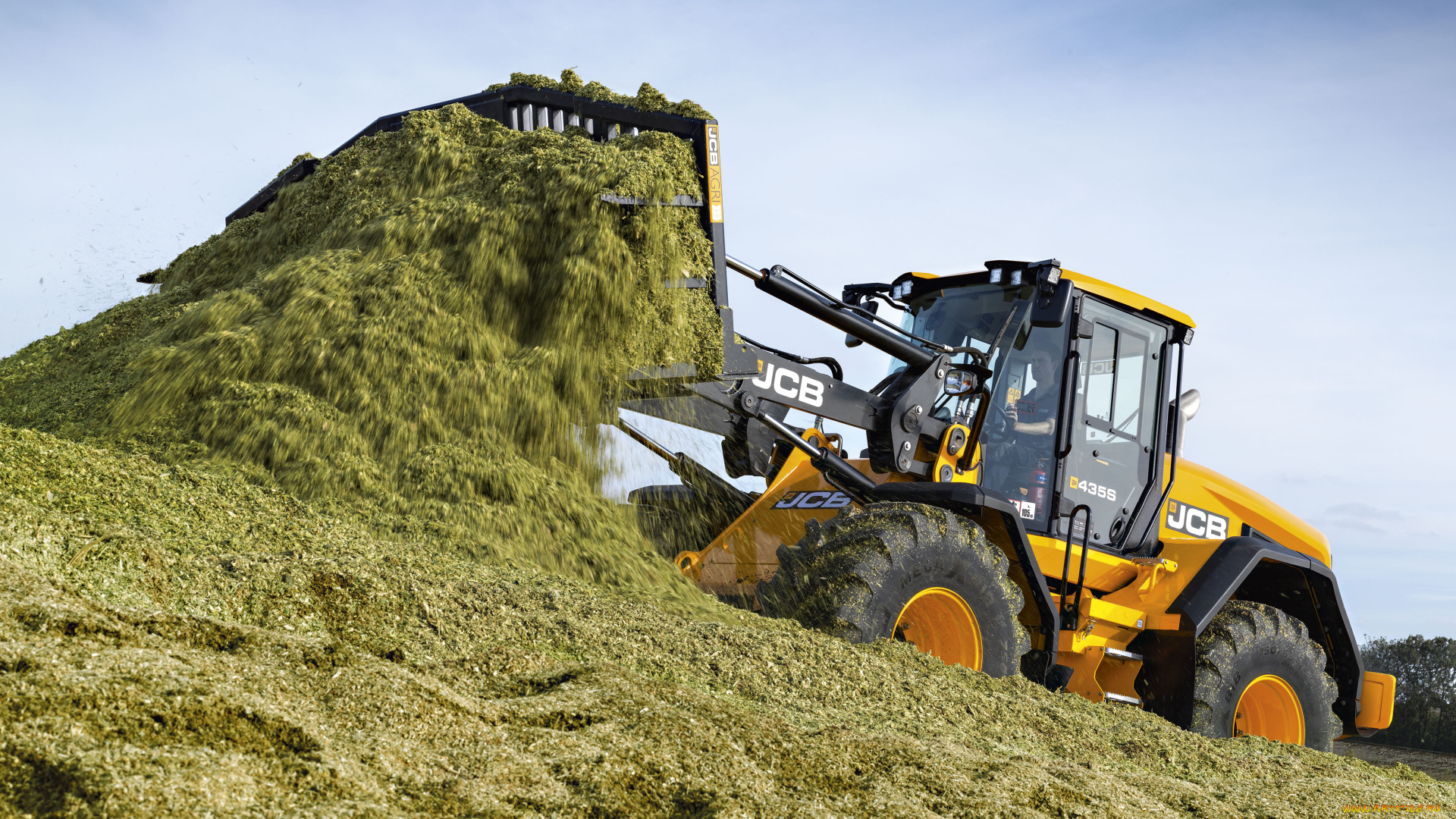 техника, фронтальные, погрузчики, jcb