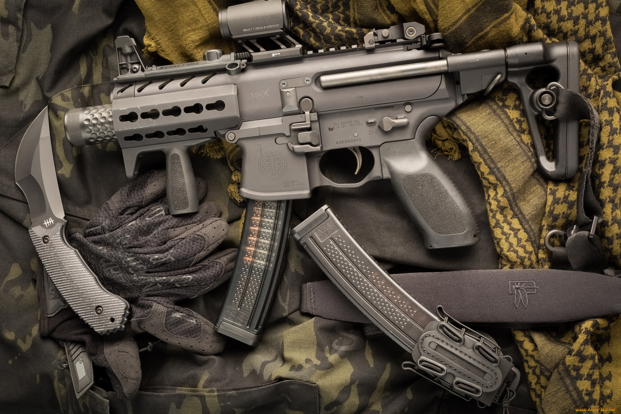 оружие, автоматы, ствол