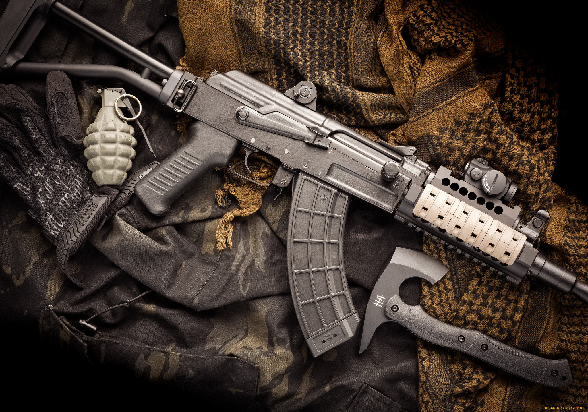 оружие, автоматы, ствол