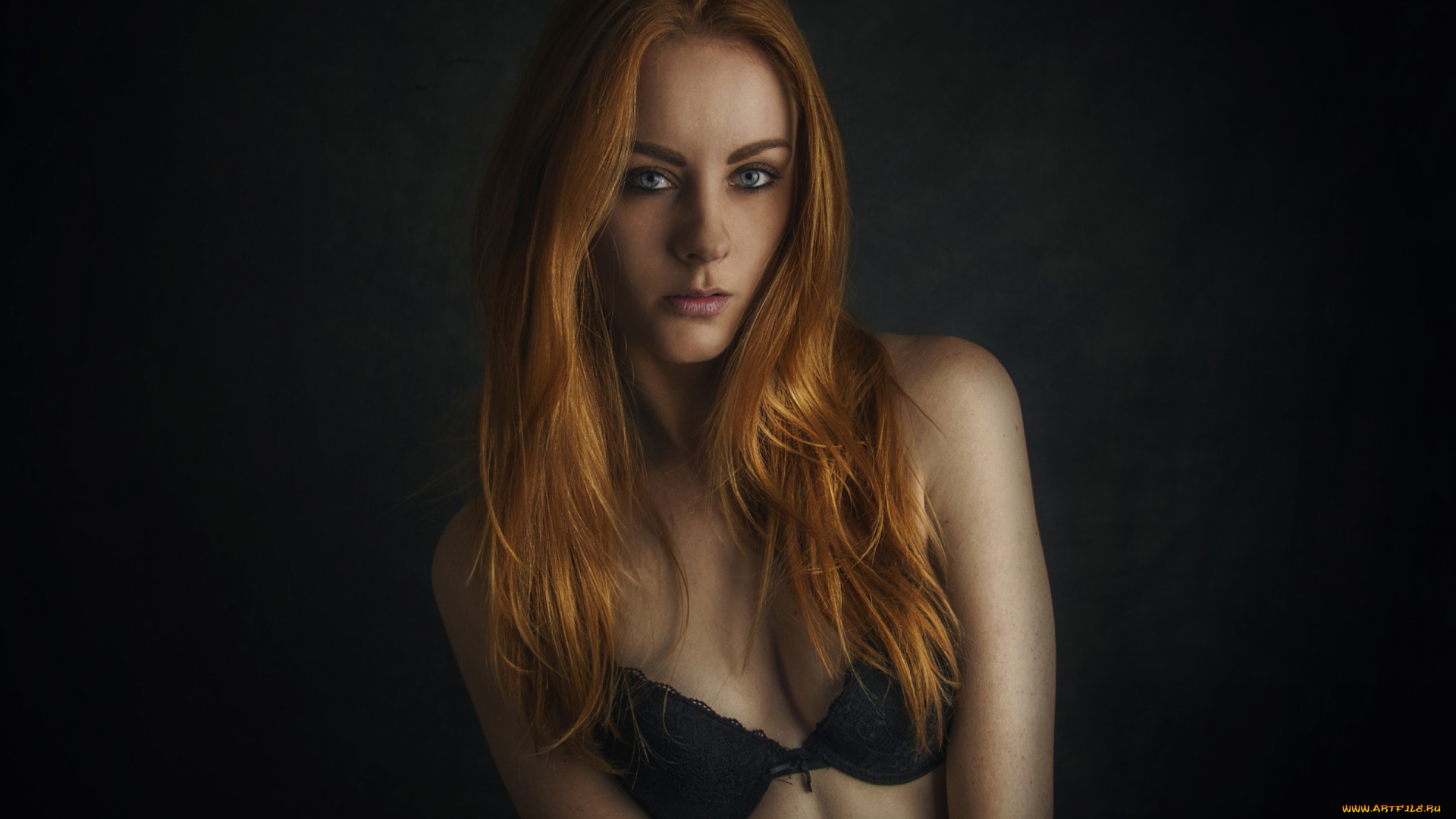 девушки, -unsort, , рыжеволосые, и, другие, лицо, рыжеволосая, модель, девушка, макияж, портрет, волосы