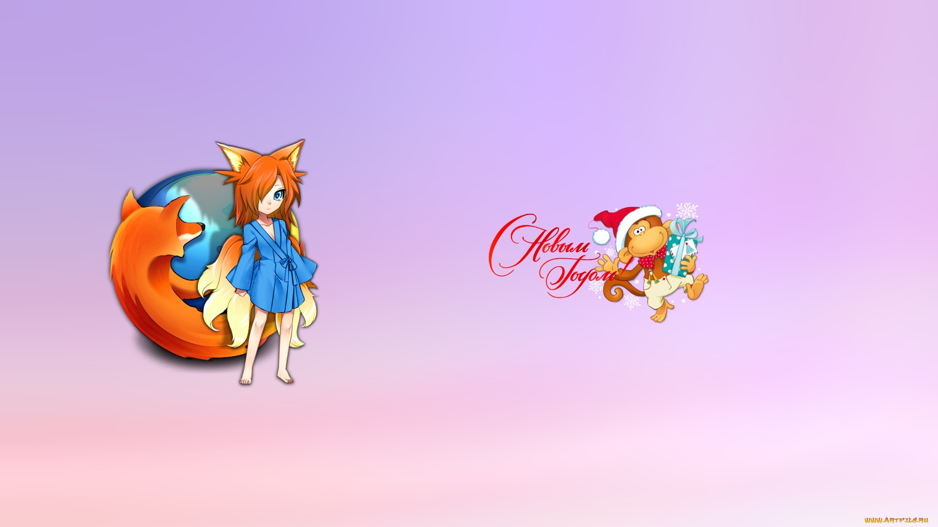 компьютеры, mozilla, firefox, фон, логотип