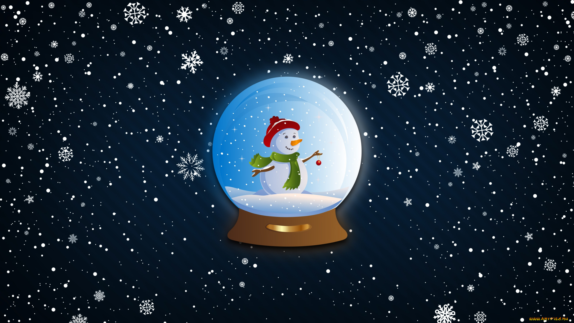 праздничные, векторная, графика, , новый, год, фон, настроение, праздник, снег, шар, зима, снежинки, минимализм, новый, год, снеговик, стеклянный