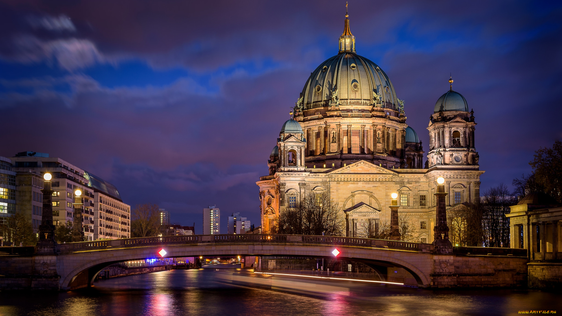 berliner, dom, города, берлин, , германия, простор