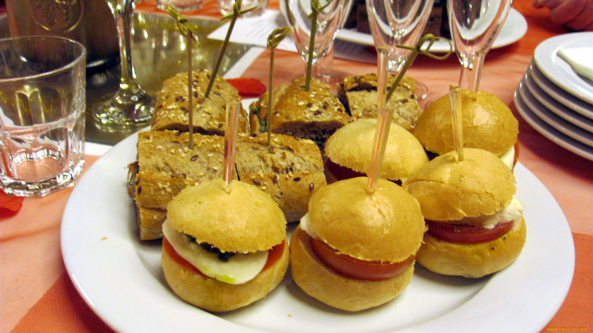 еда, бутерброды, , гамбургеры, , канапе, гамбургер