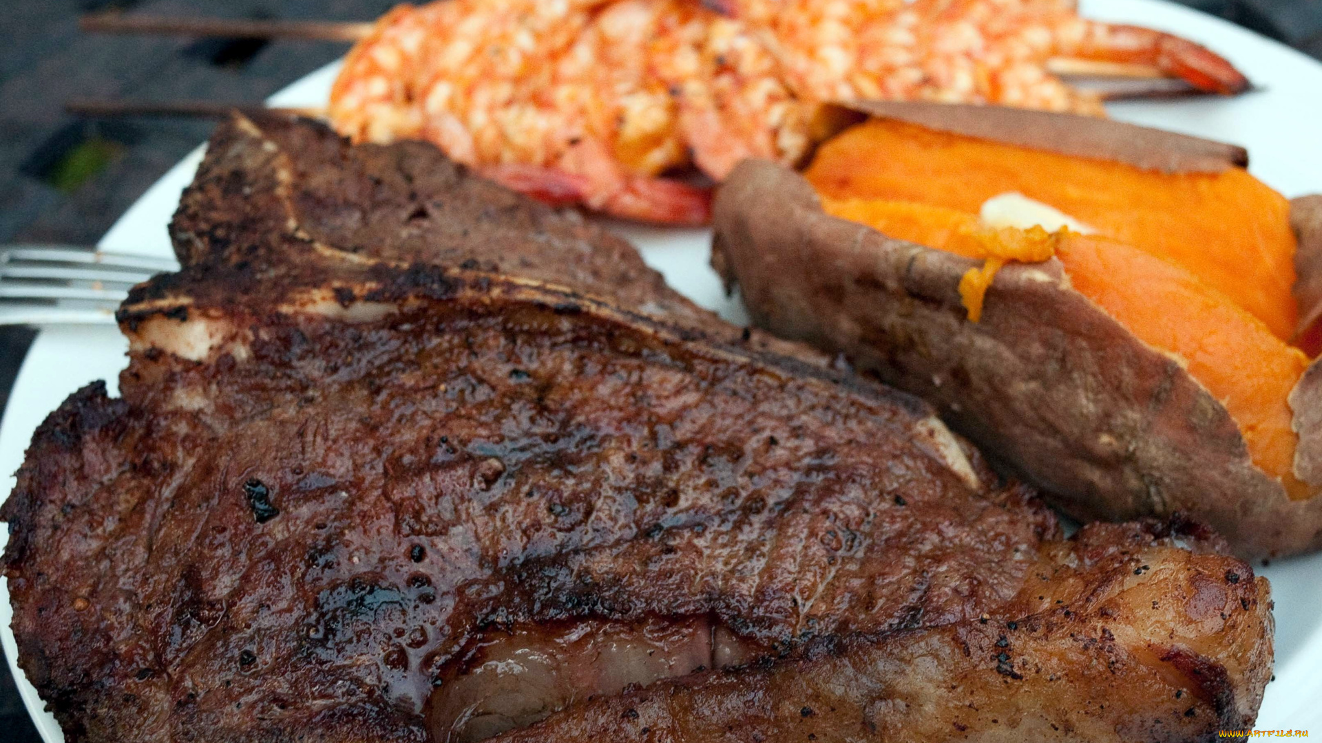 еда, мясные, блюда, стейк, мясо