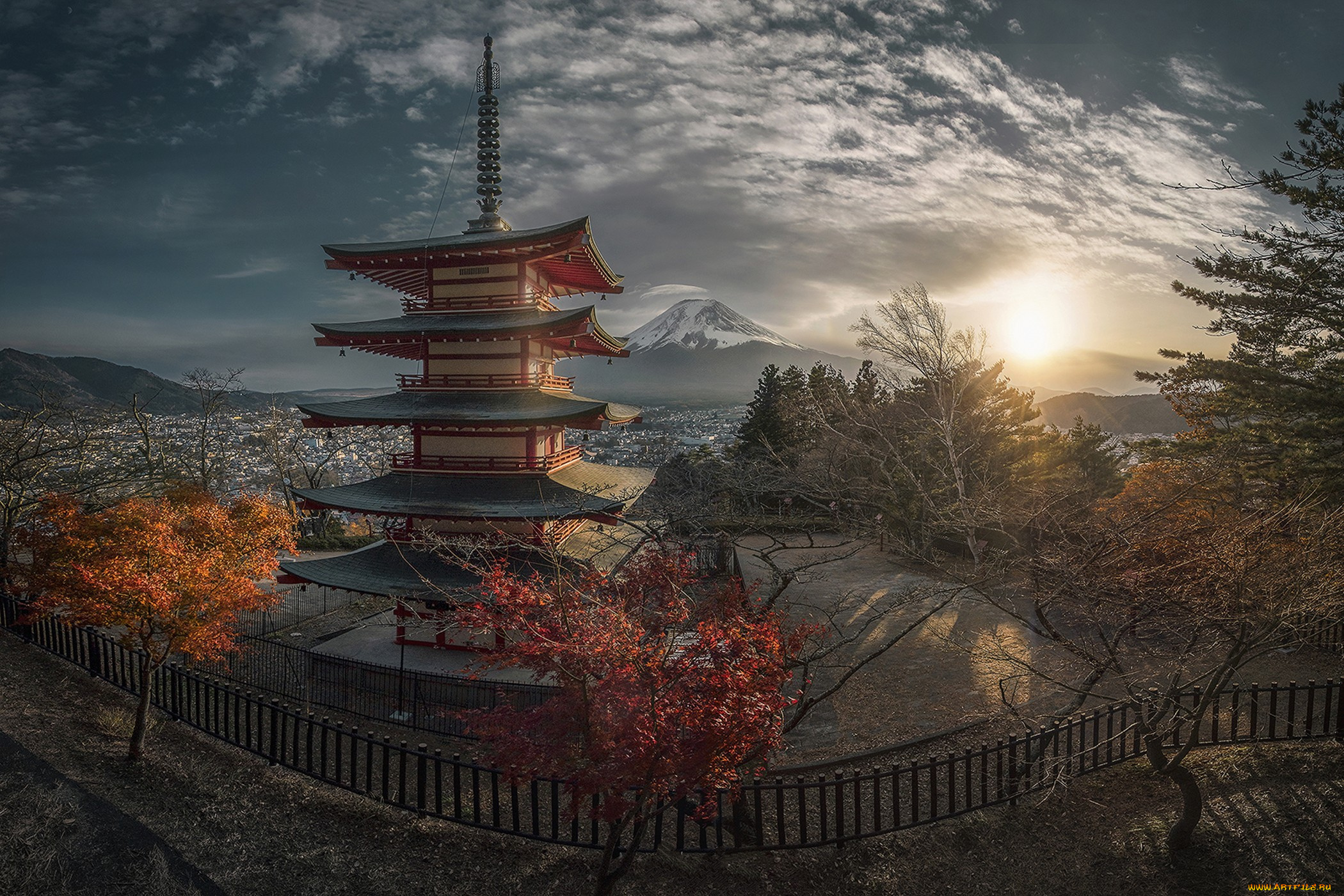 города, -, пейзажи, простор