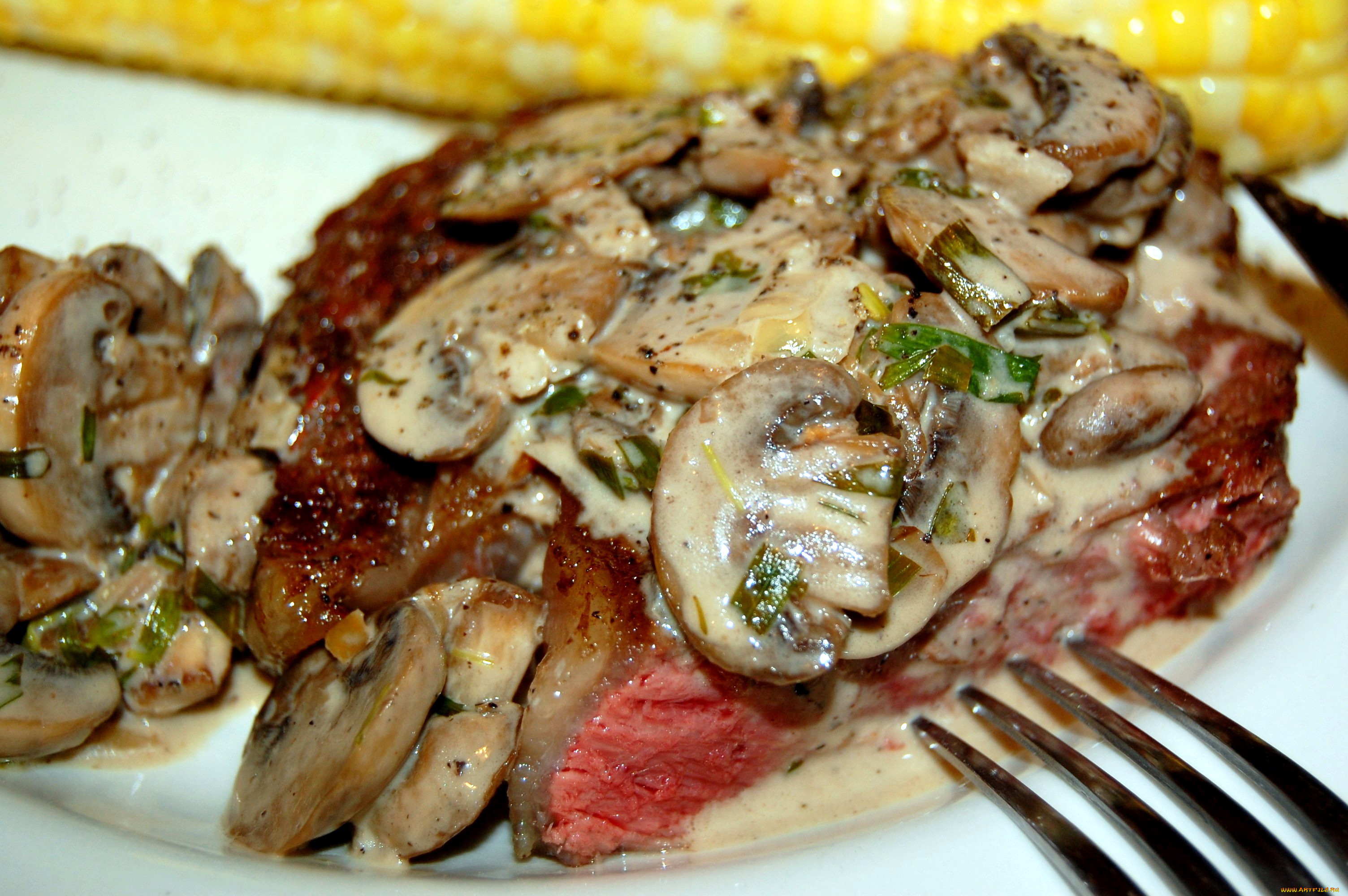 еда, мясные, блюда, стейк, мясо