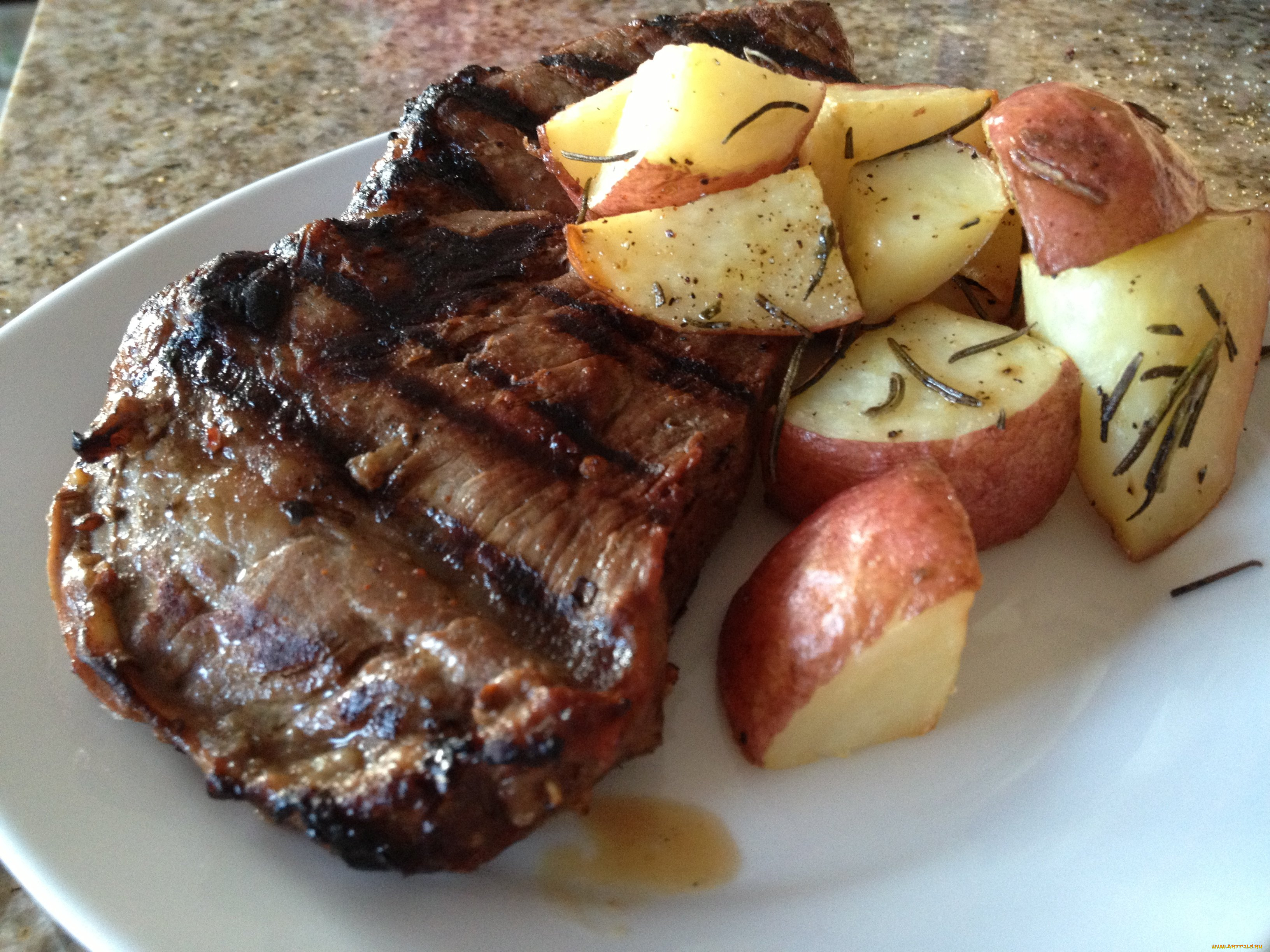 еда, мясные, блюда, стейк, мясо