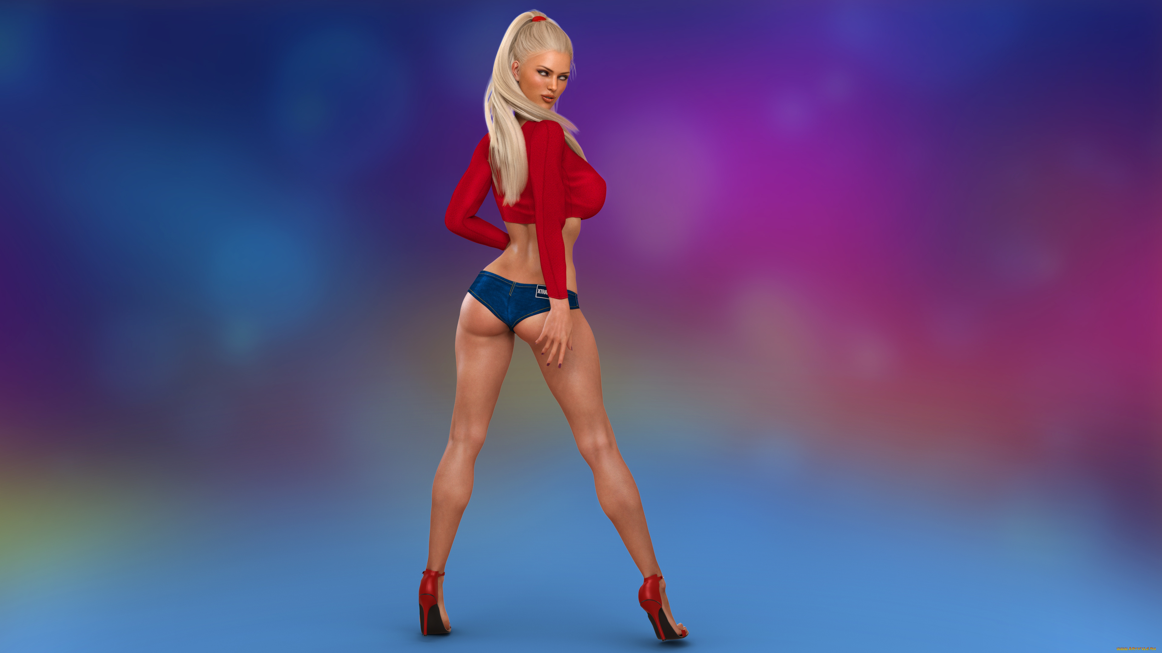 3д, графика, люди, , people, взгляд, фон, девушка