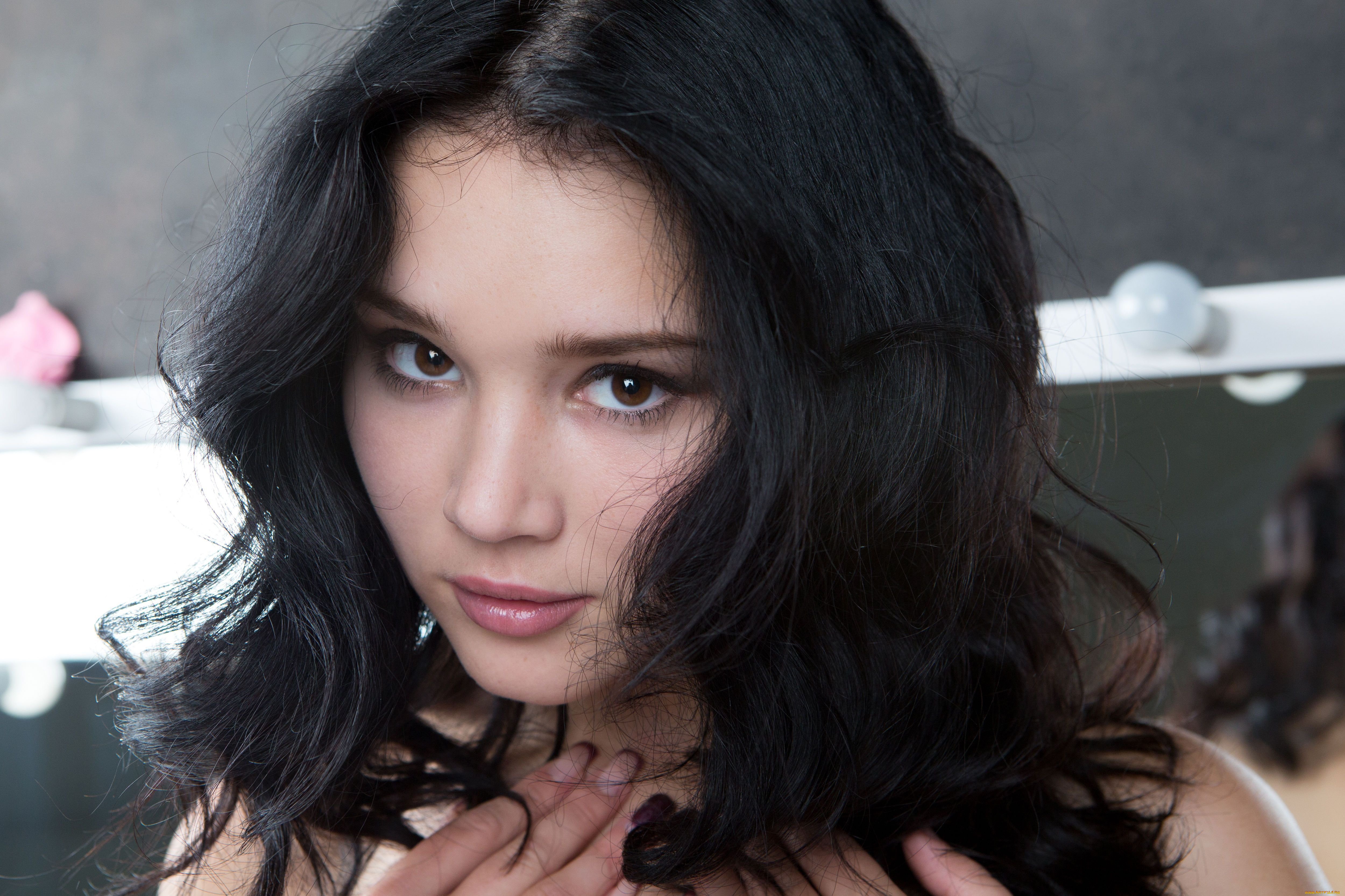 malena, fendi, девушки, поза, брюнетка, malena, fendi, девушка, портрет, лицо, модель, красотка