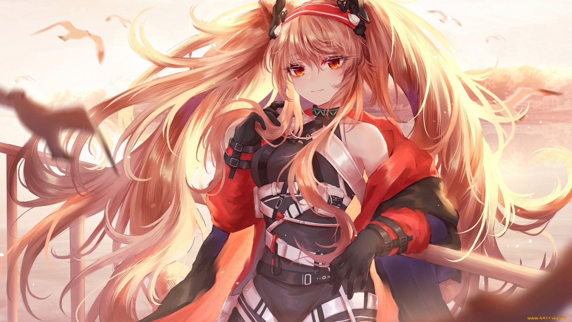 аниме, arknights, девушка