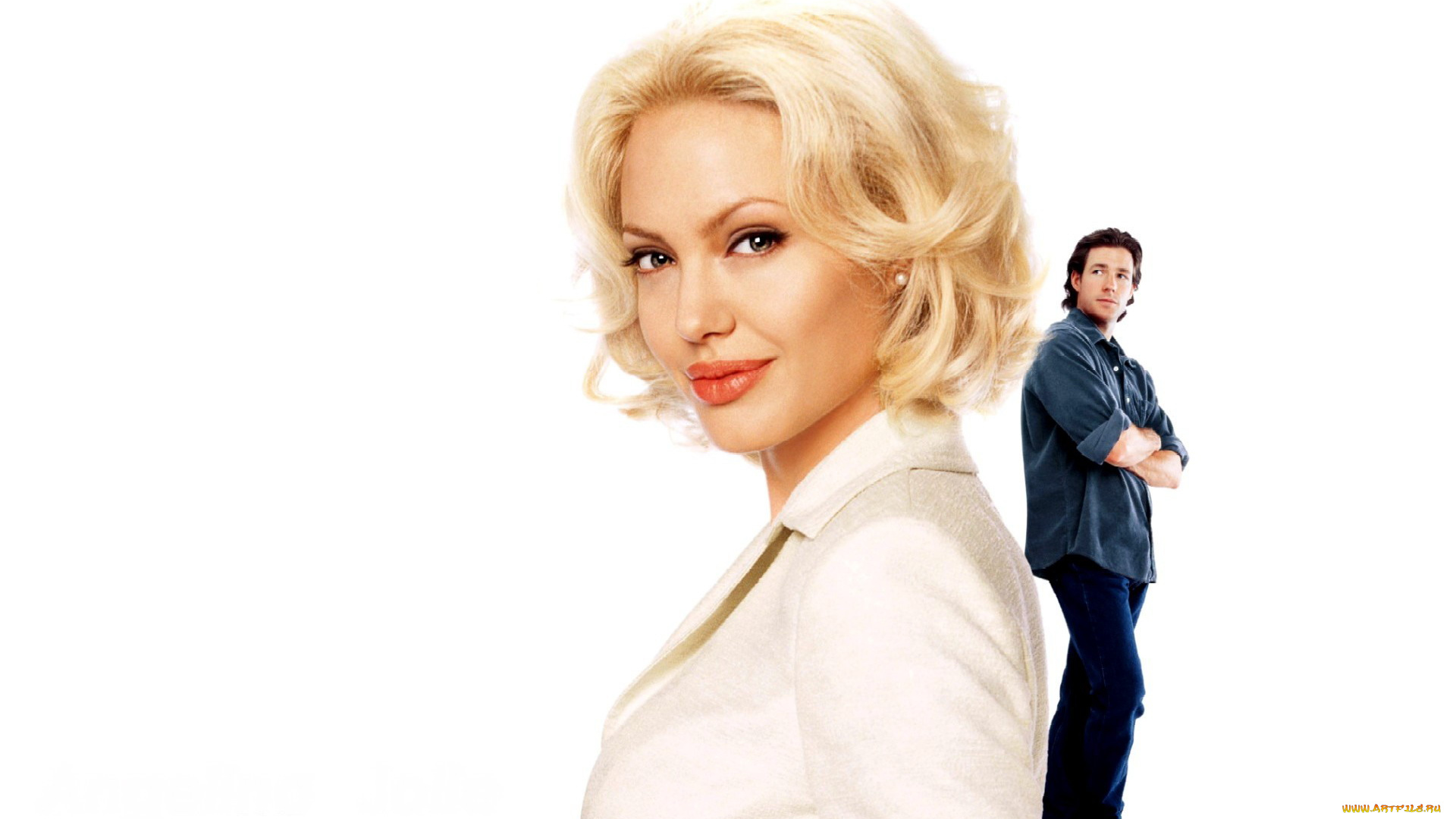 кино, фильмы, life, or, something, like, it, блондинка, улыбка, жакет, мужчина